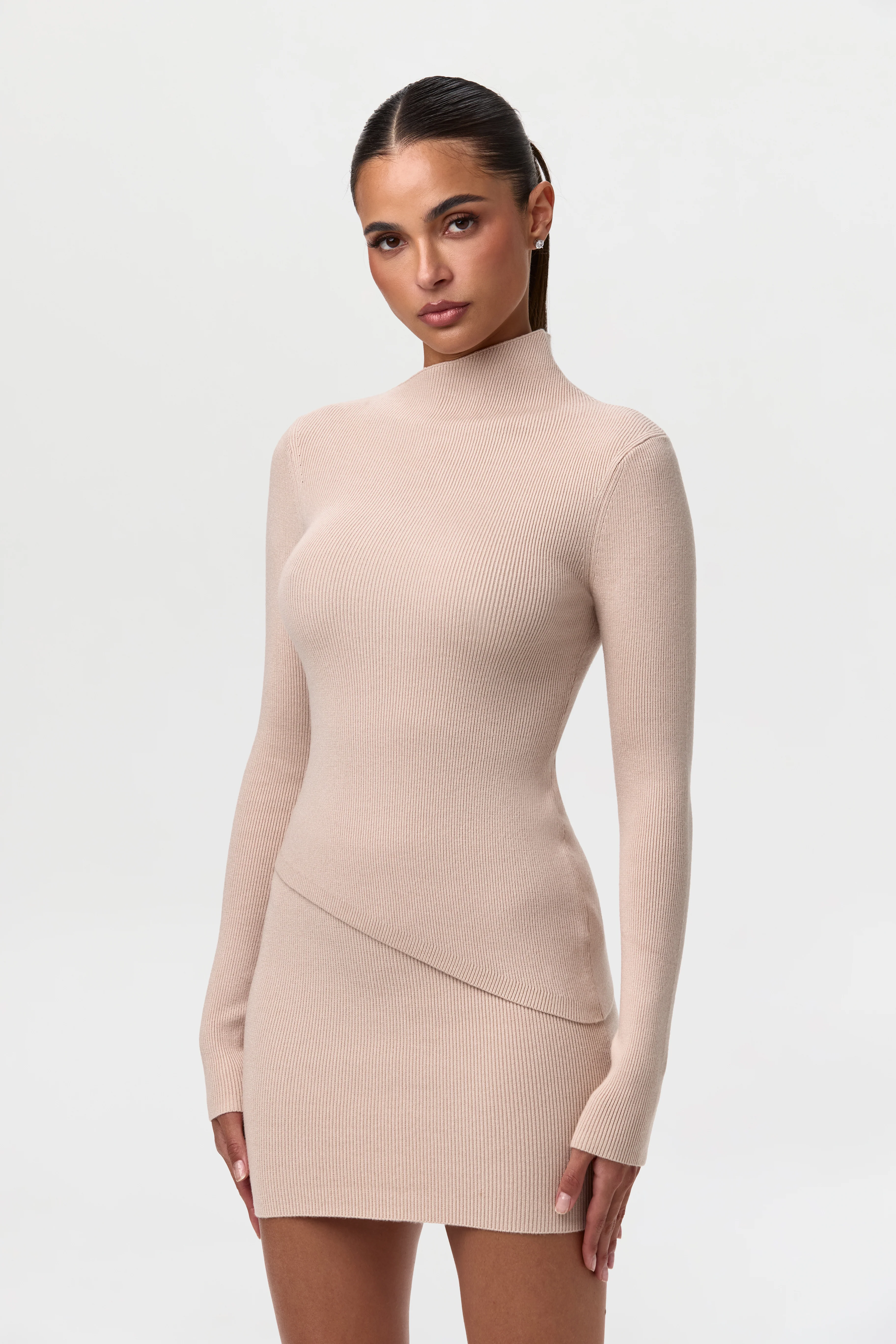 Ribbed-Knit Mini Skirt - Image 4