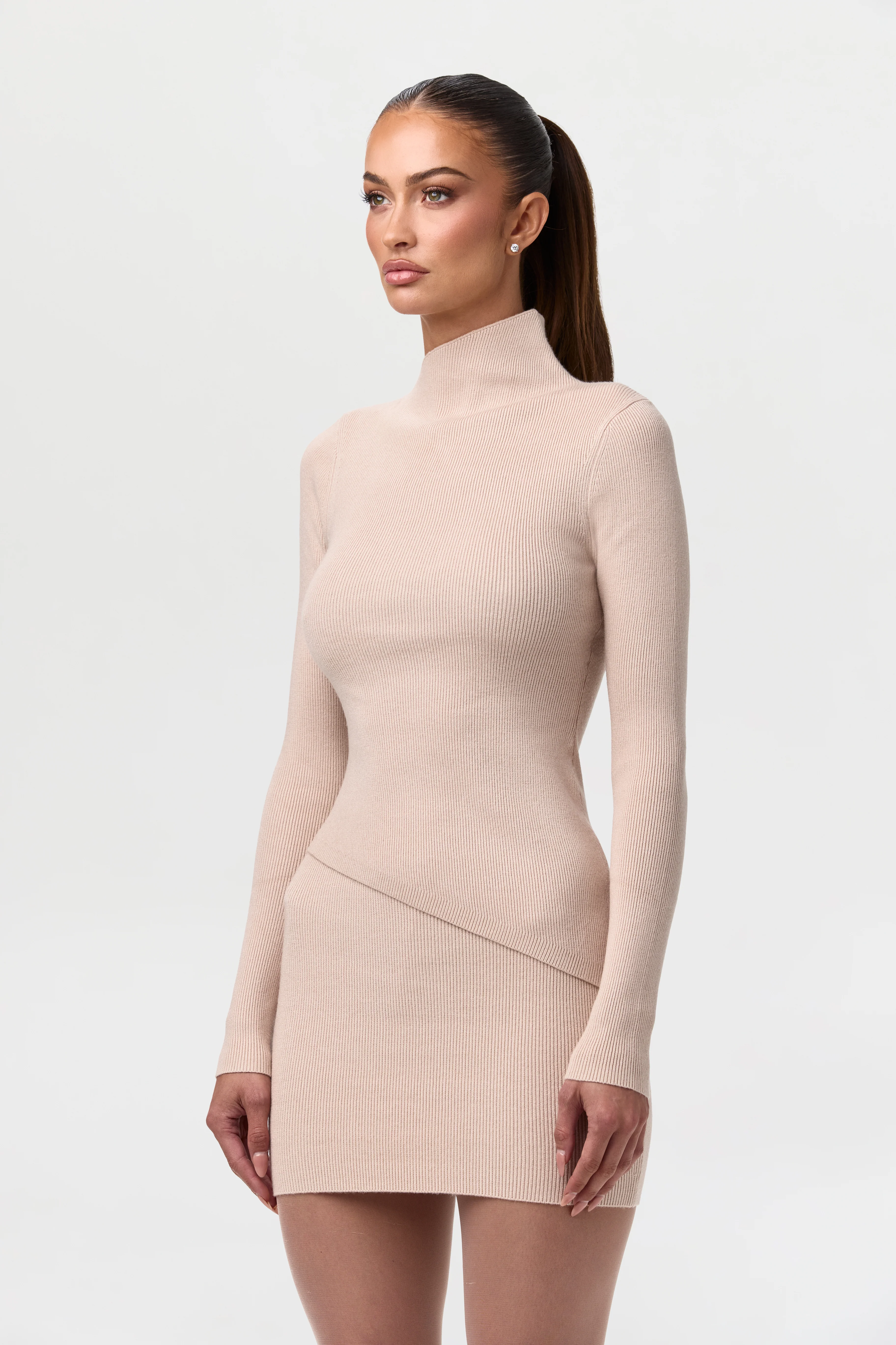Ribbed-Knit Mini Skirt - Image 8
