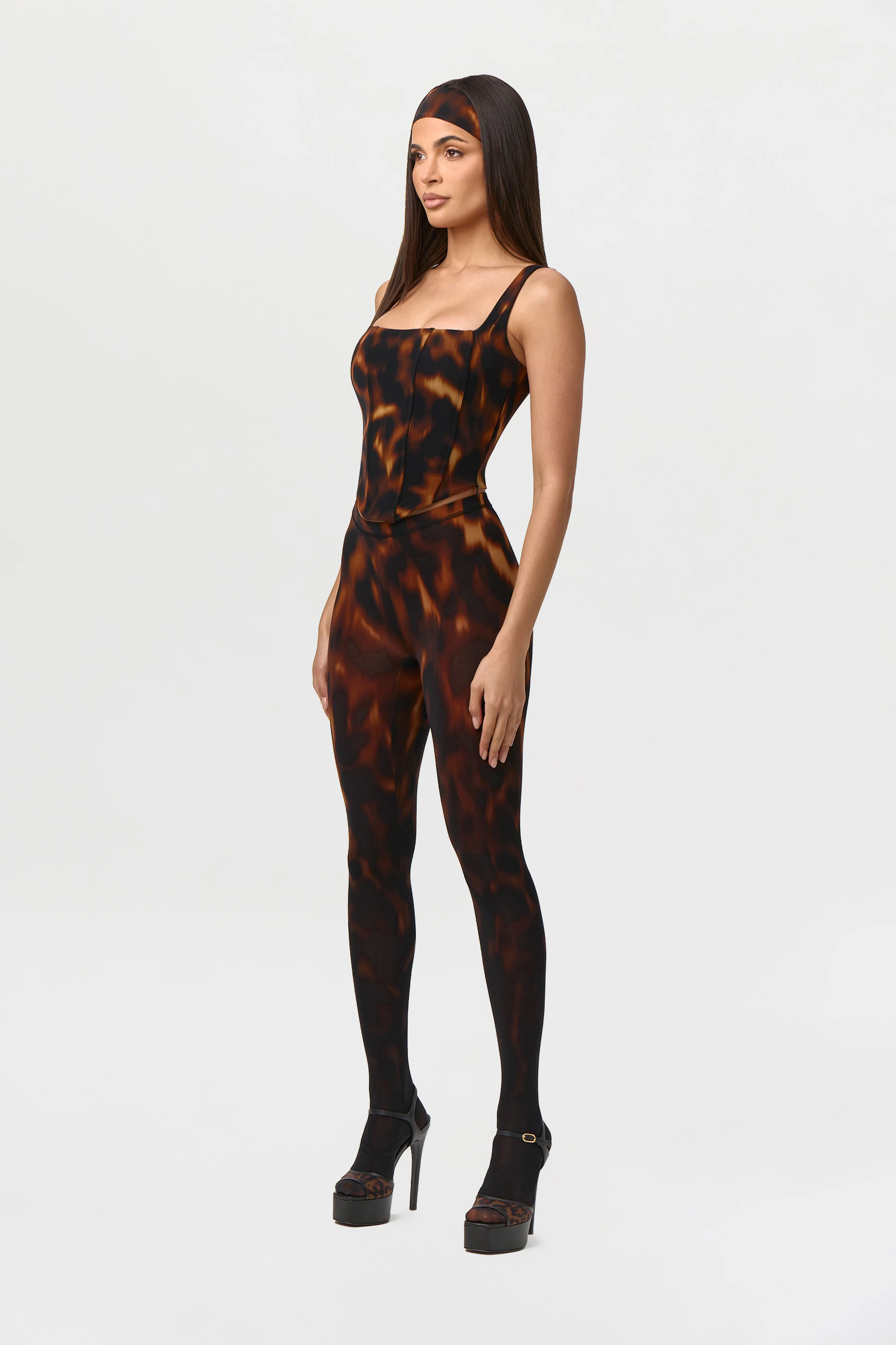 Bare Body Tortoise Closed Toe Legging - Image 3