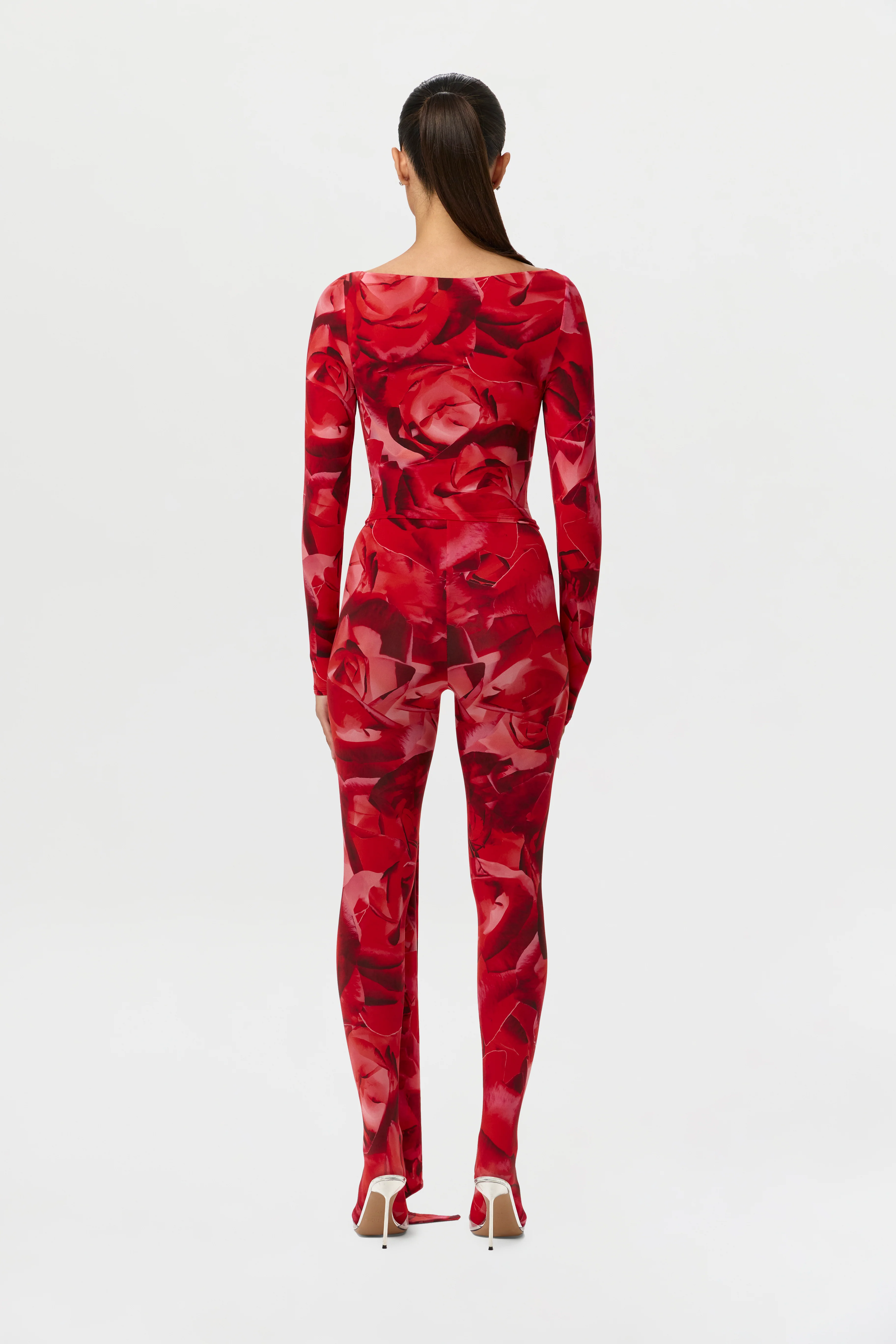 Bare Body Print Closed Toe Leggings Petite - Image 6