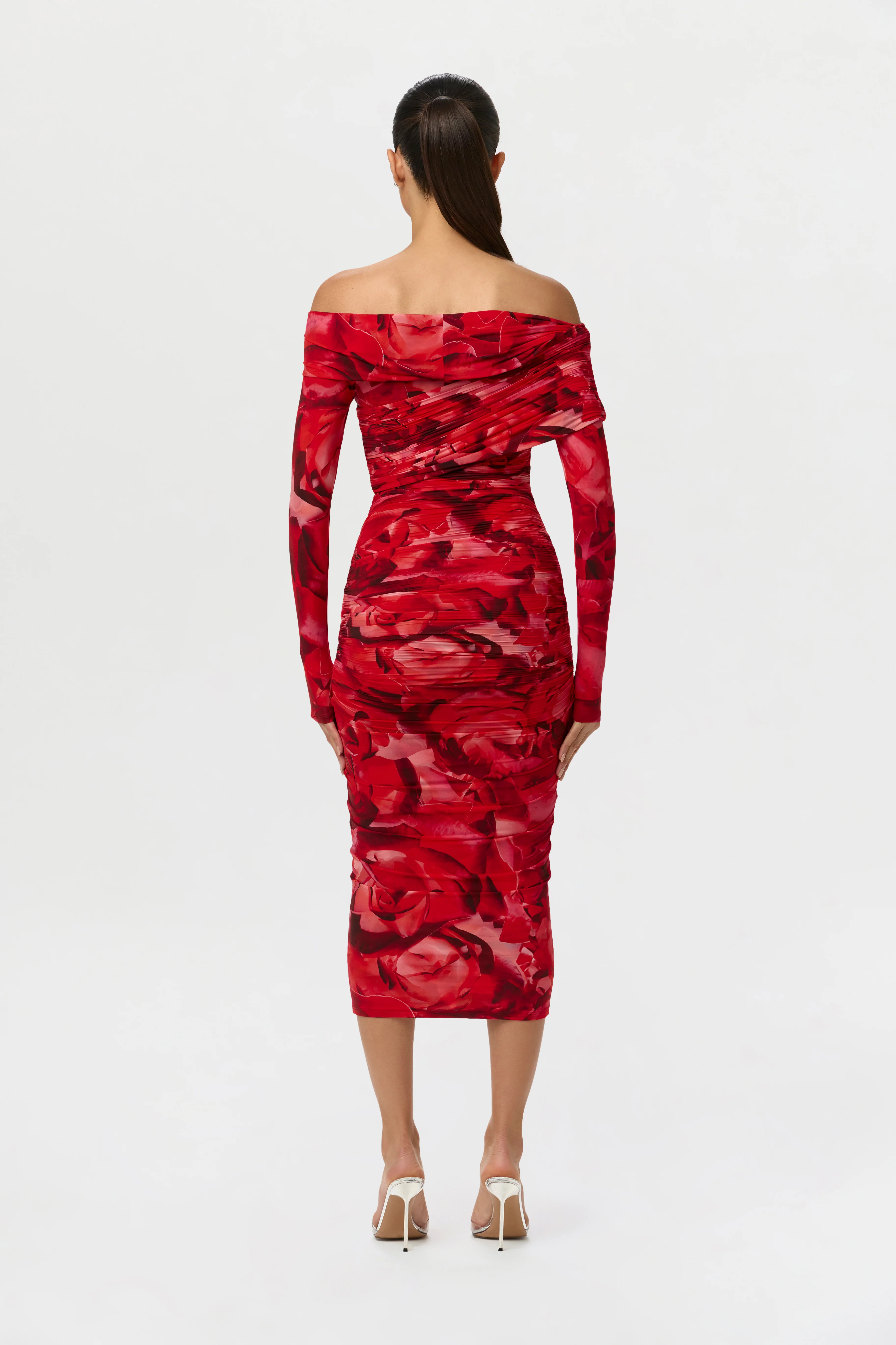 Bare Body Off-Shoulder Midi Dress - Image 5