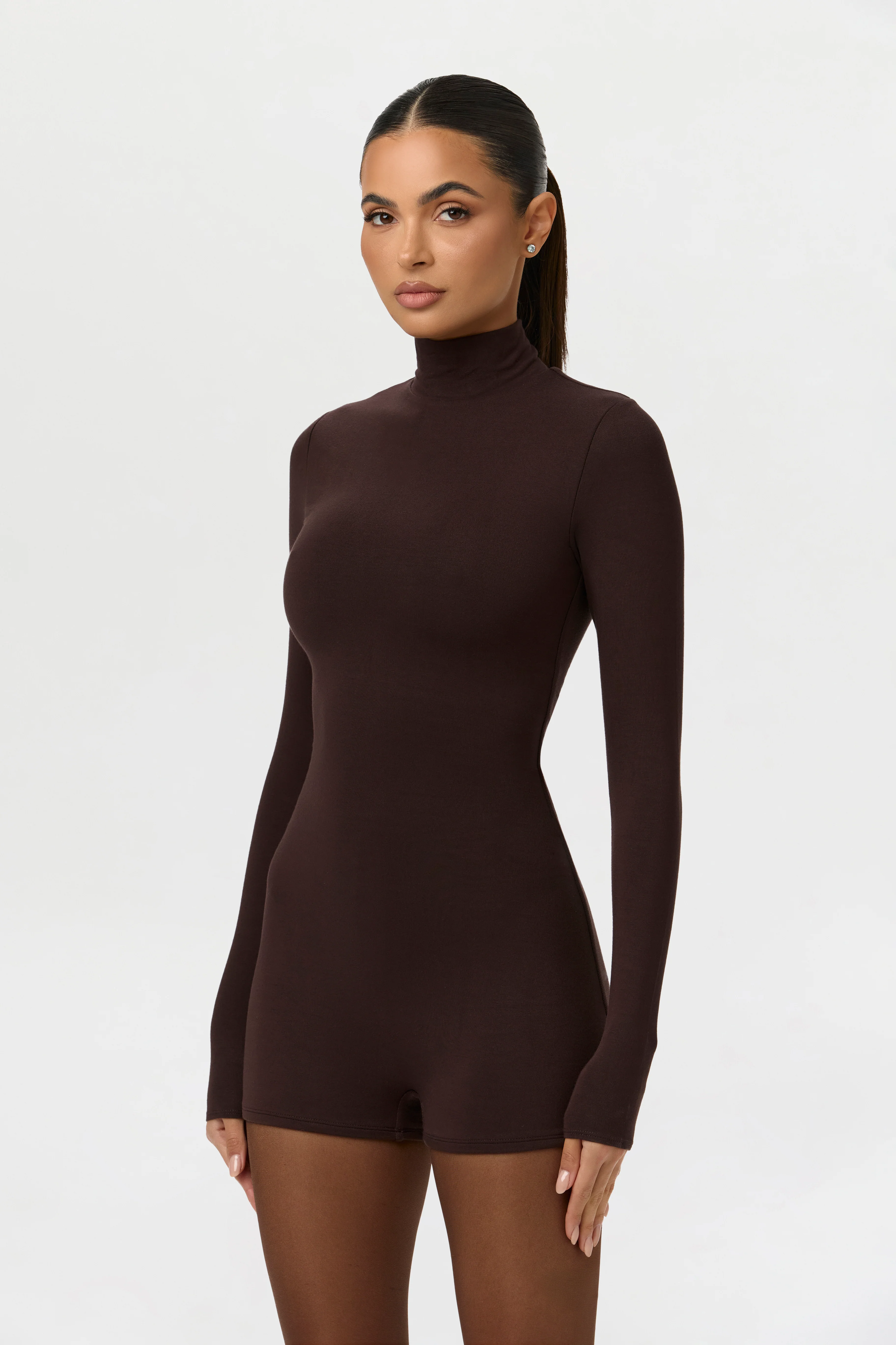 Butter Turtleneck Contour Romper - Image 10