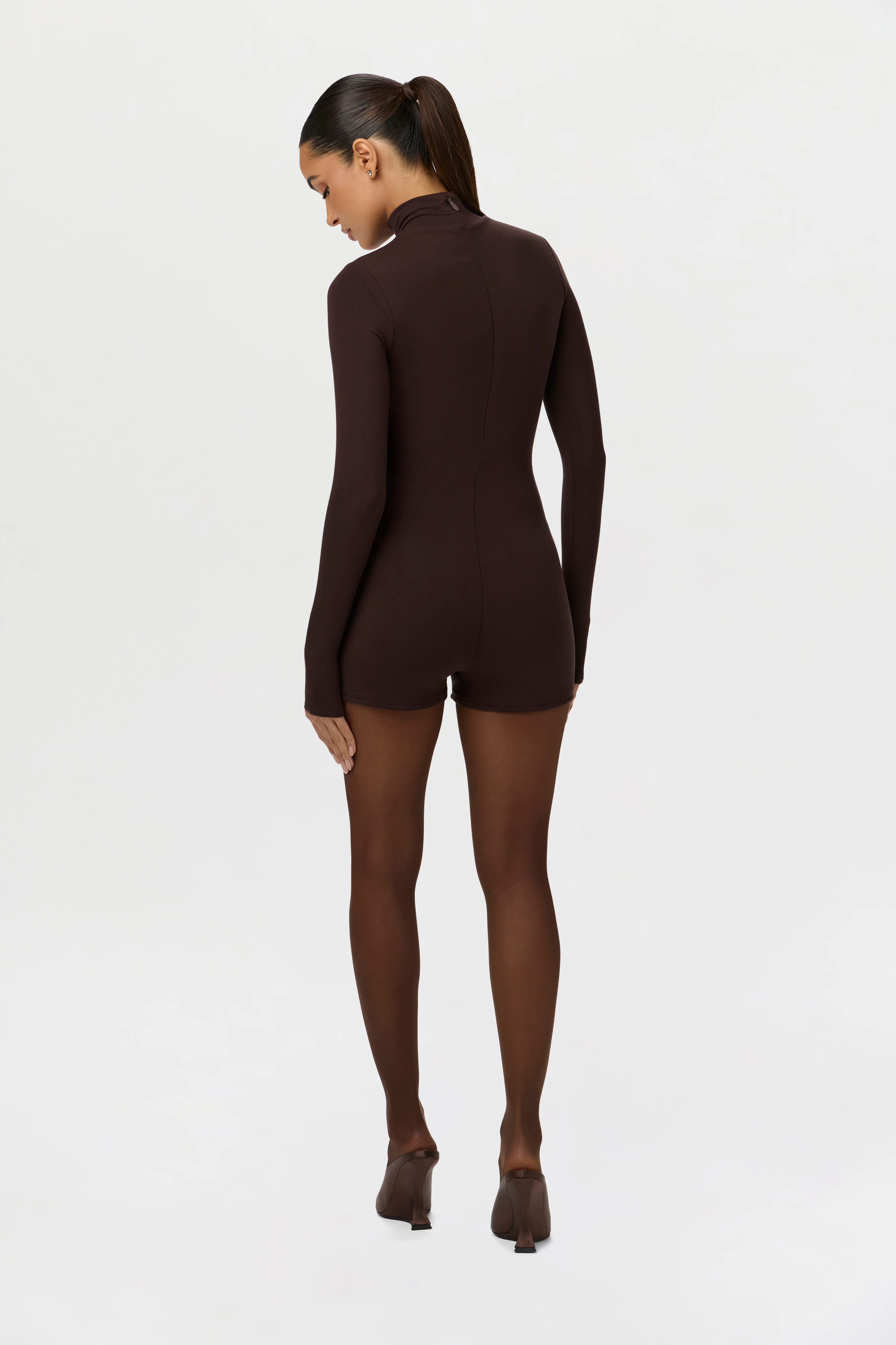 Butter Turtleneck Contour Romper - Image 12