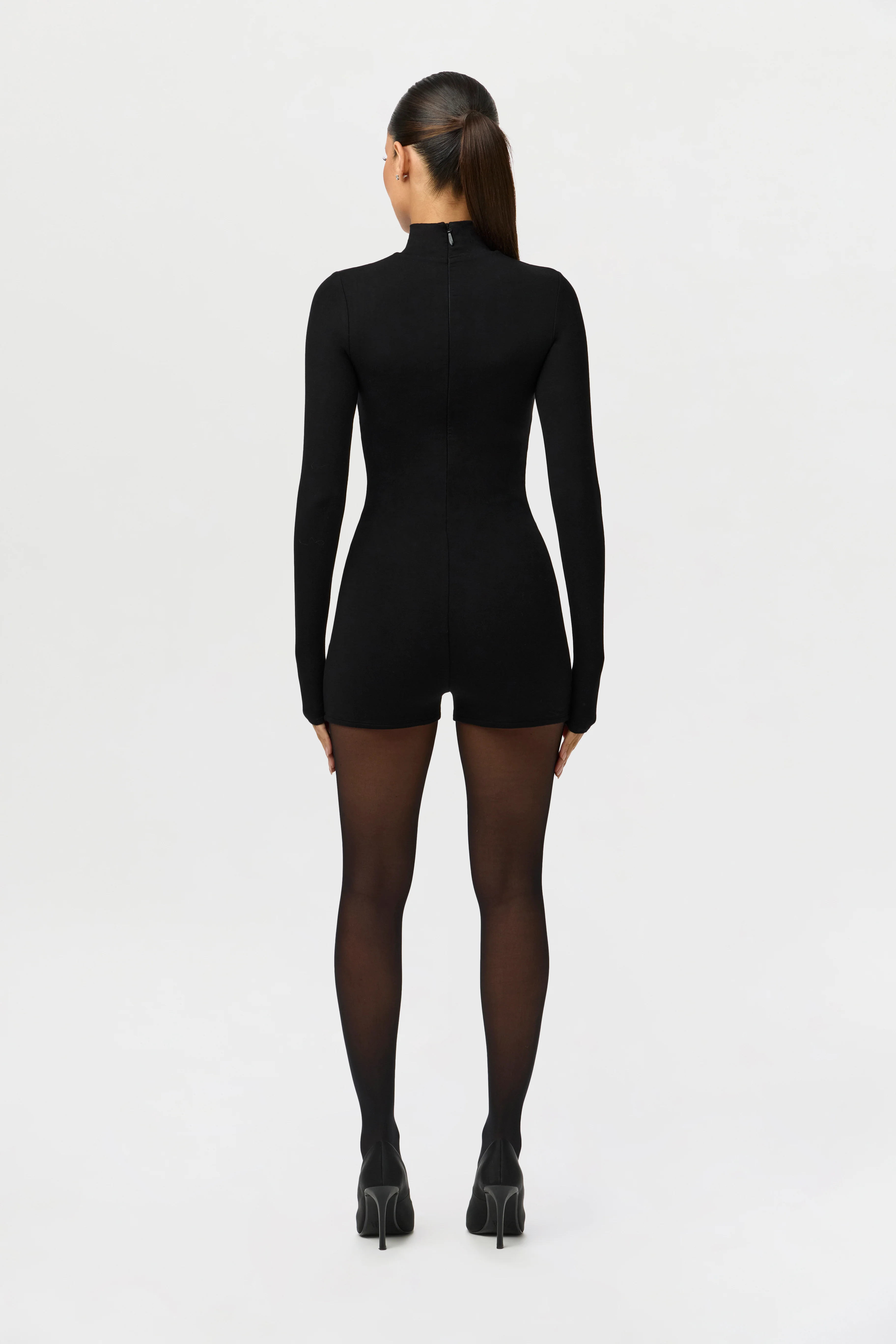 Butter Turtleneck Contour Romper - Image 6