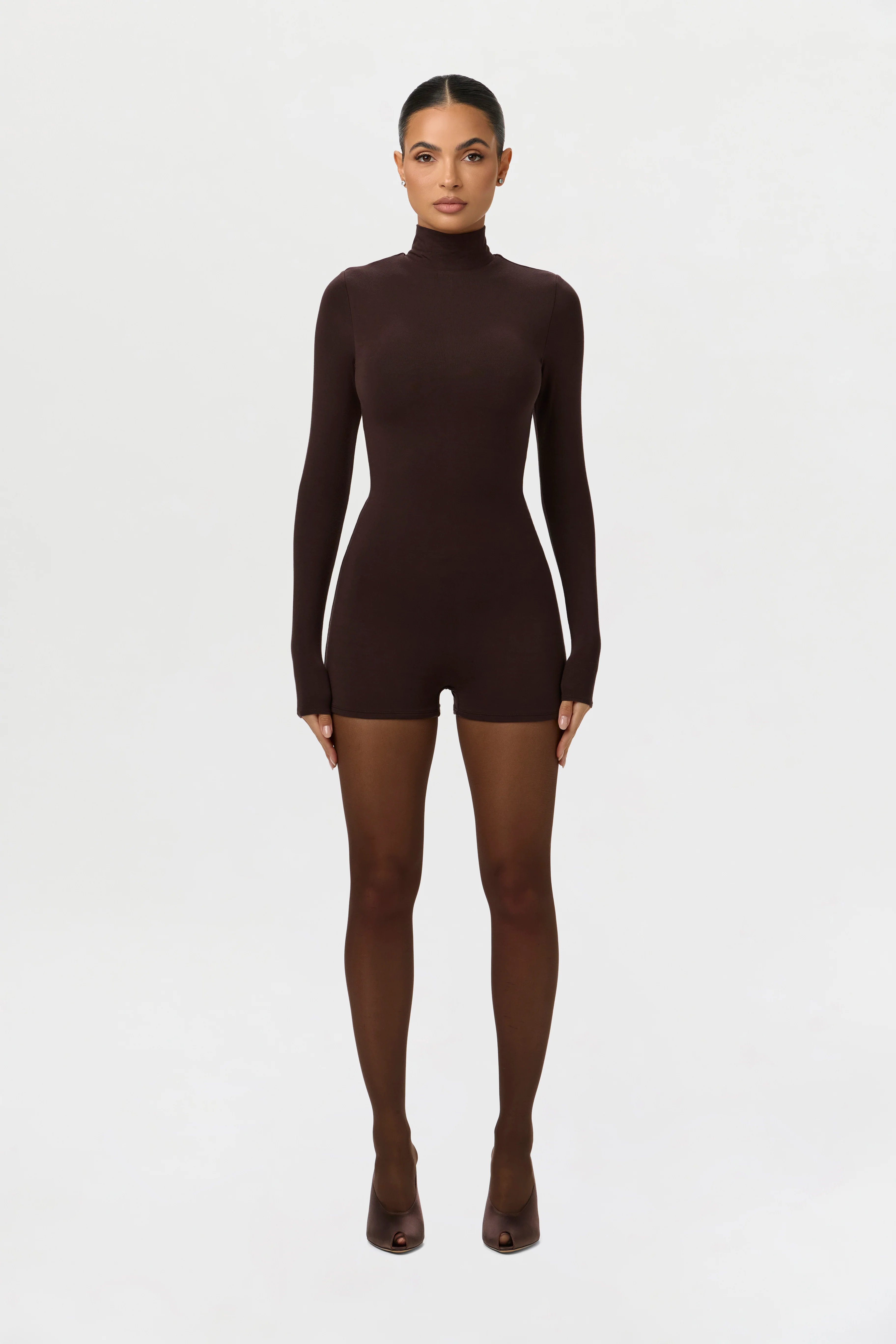 Butter Turtleneck Contour Romper - Image 7