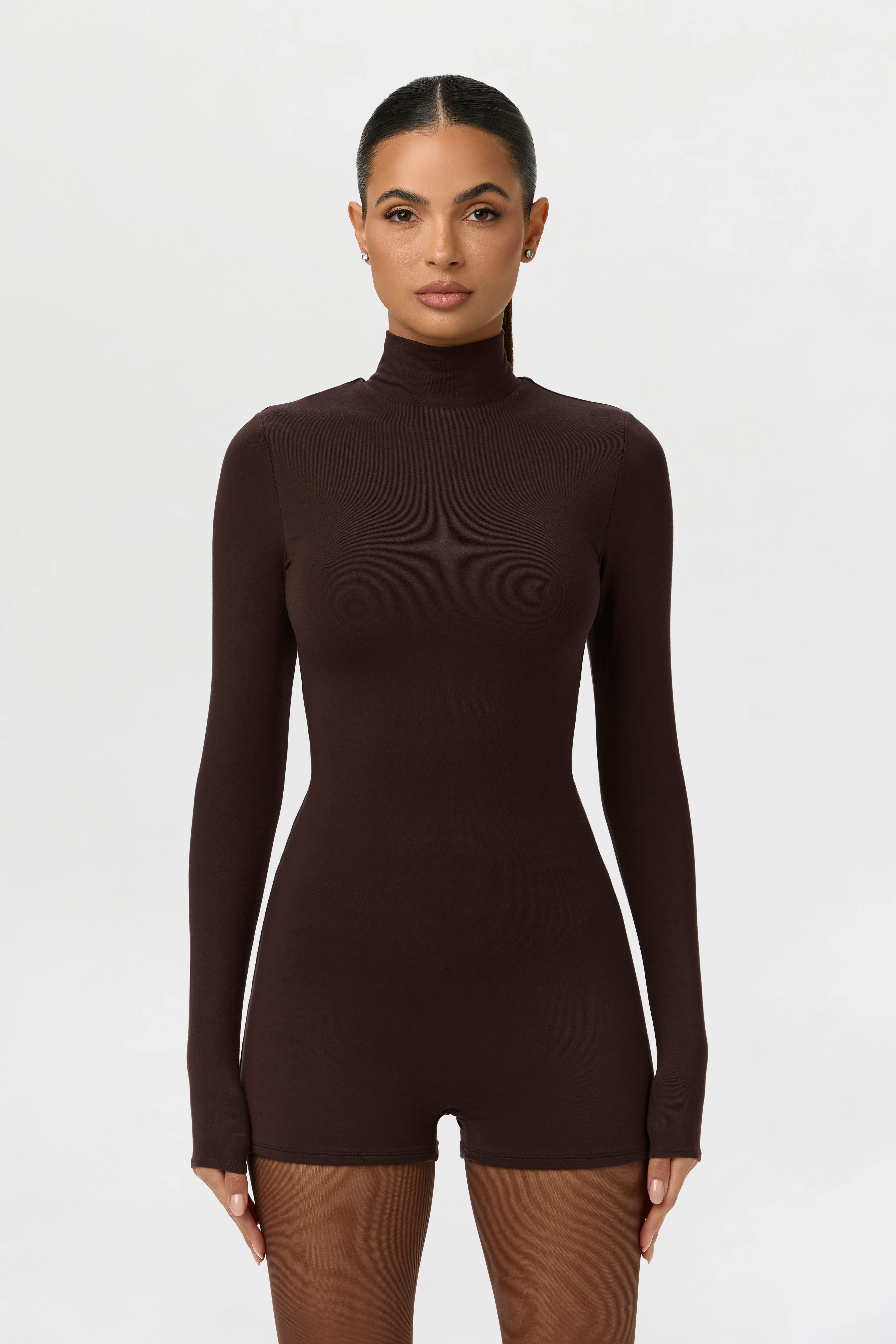 Butter Turtleneck Contour Romper - Image 8