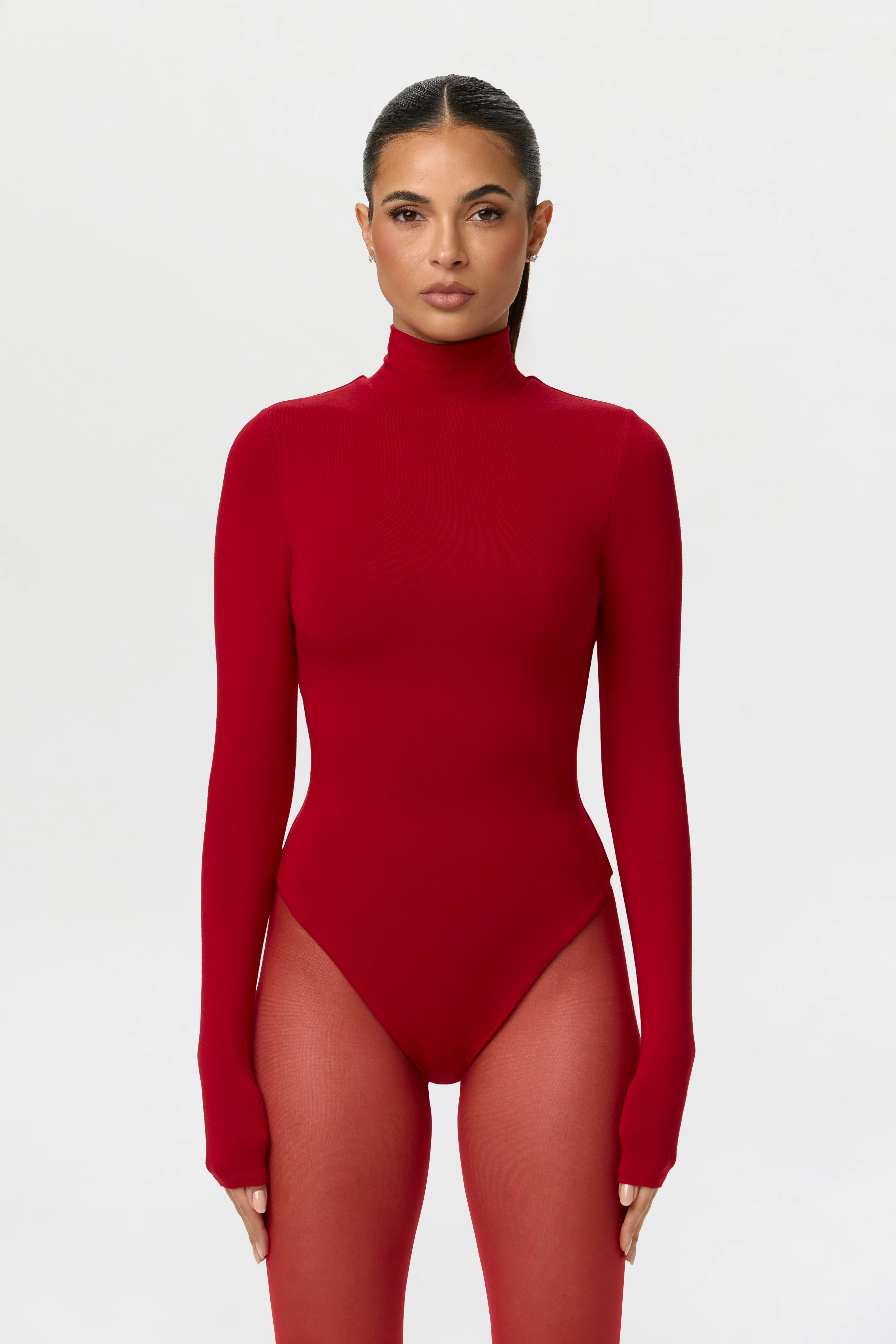 Butter Turtleneck Contour Bodysuit - Image 3