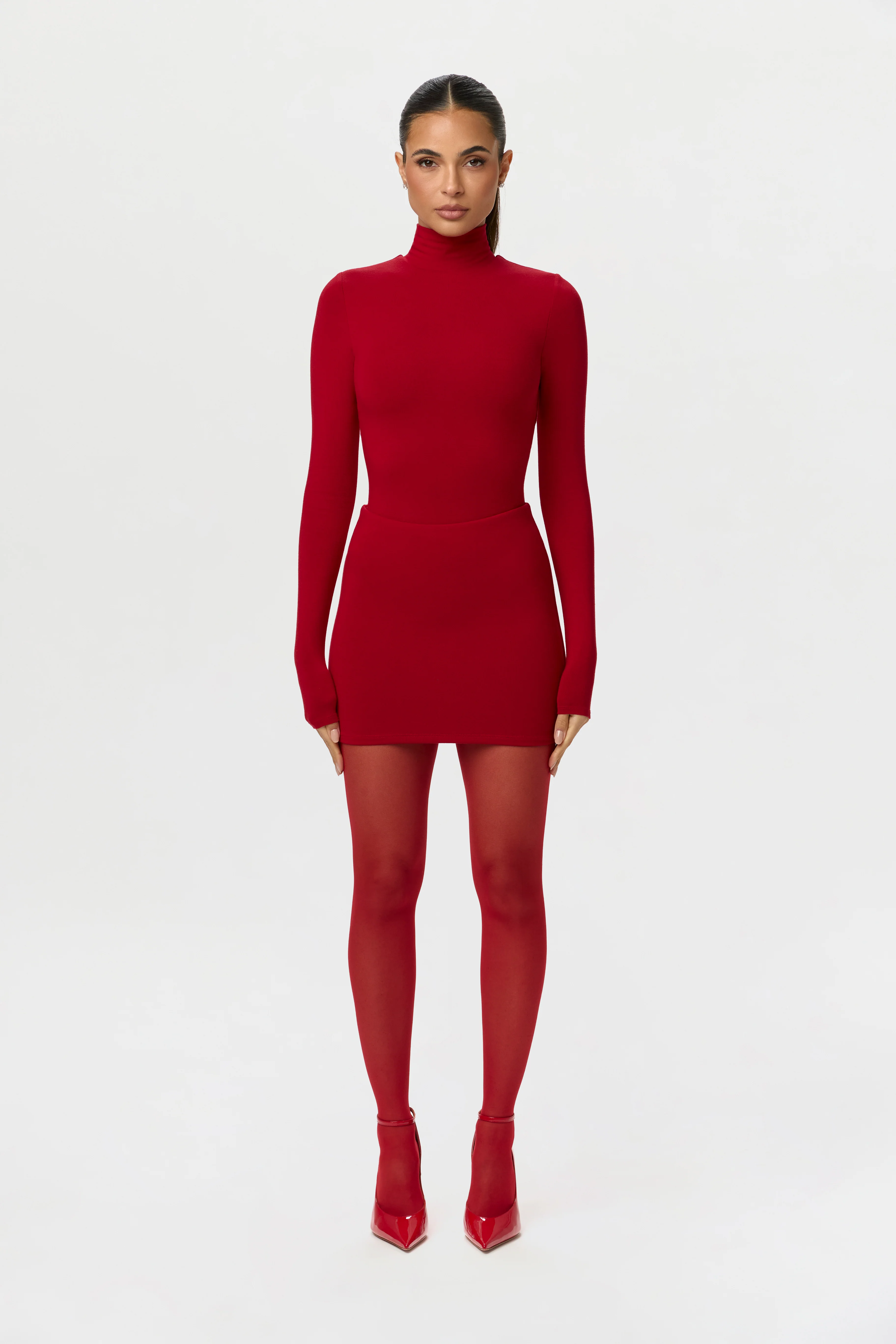 Butter Turtleneck Contour Bodysuit - Image 4