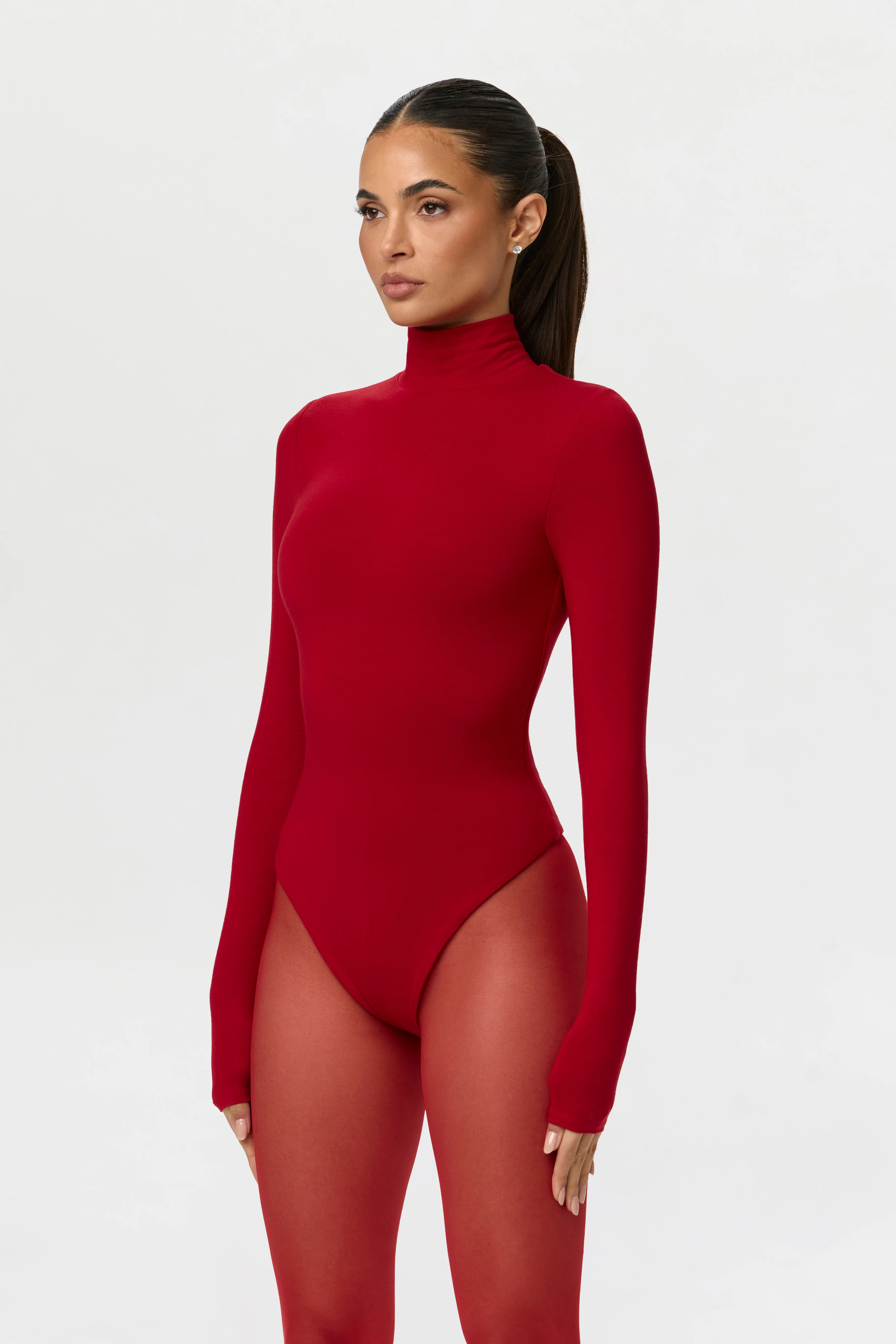 Butter Turtleneck Contour Bodysuit - Image 5