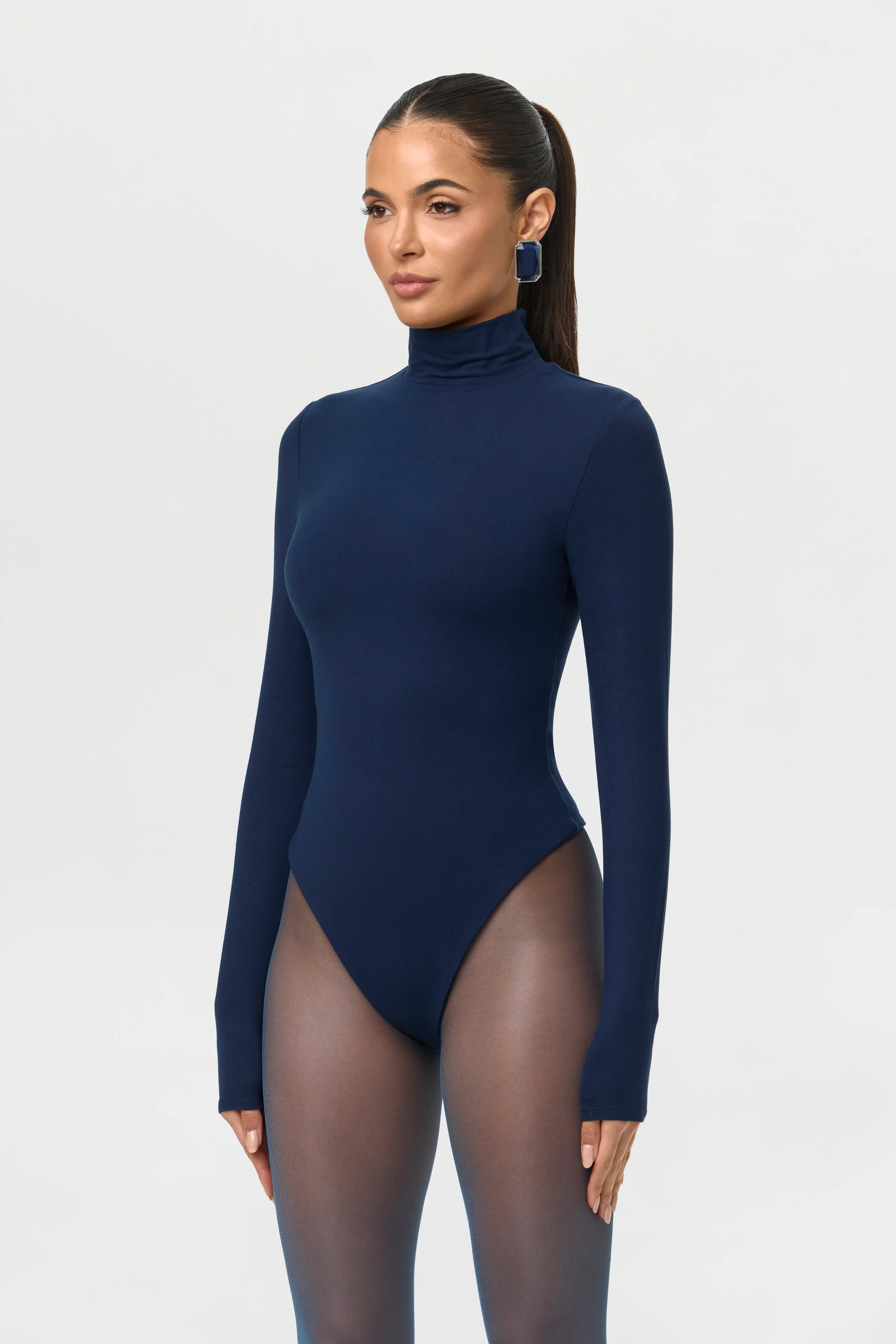 Butter Turtleneck Contour Bodysuit - Image 7