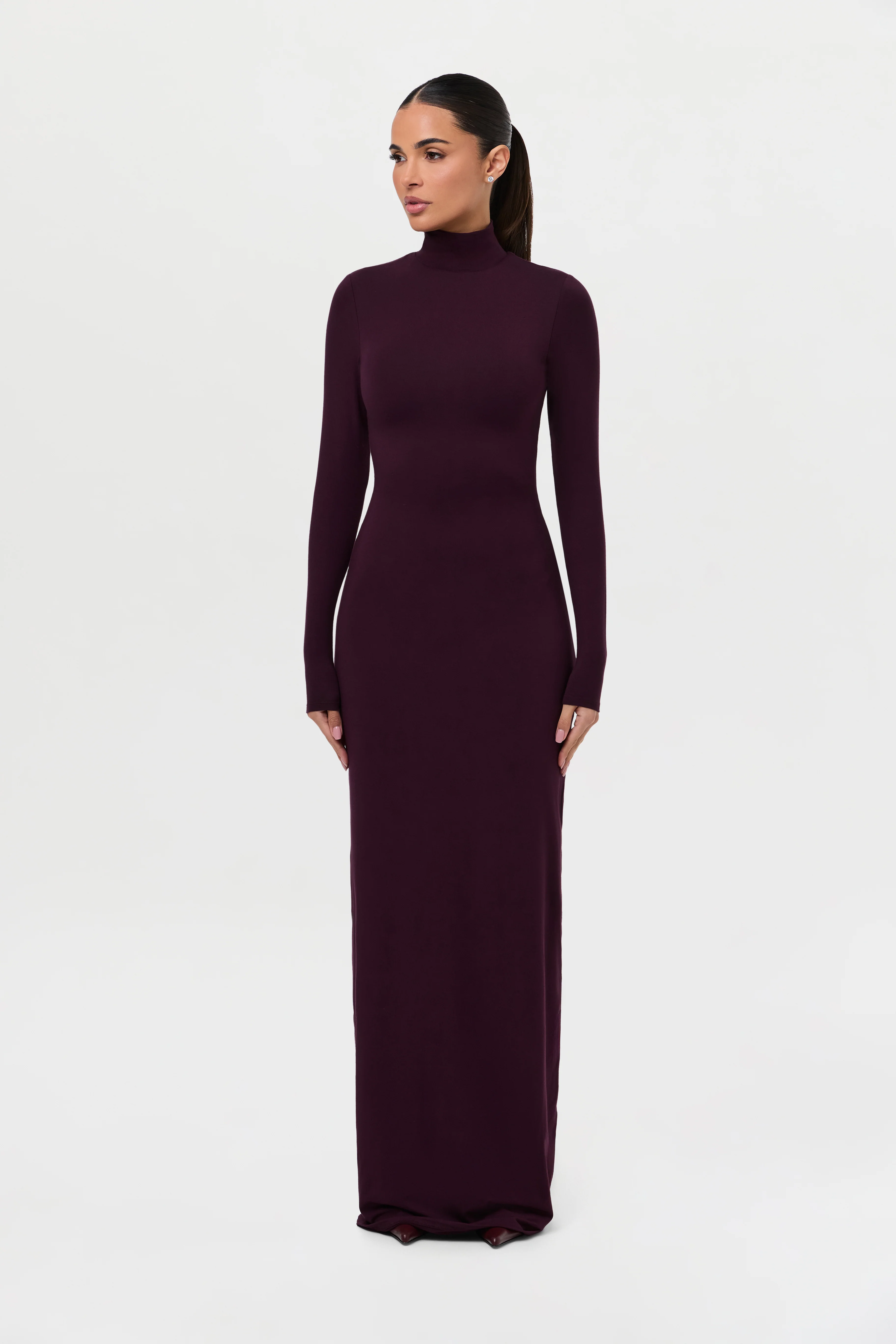Butter Turtleneck Maxi Dress - Image 17