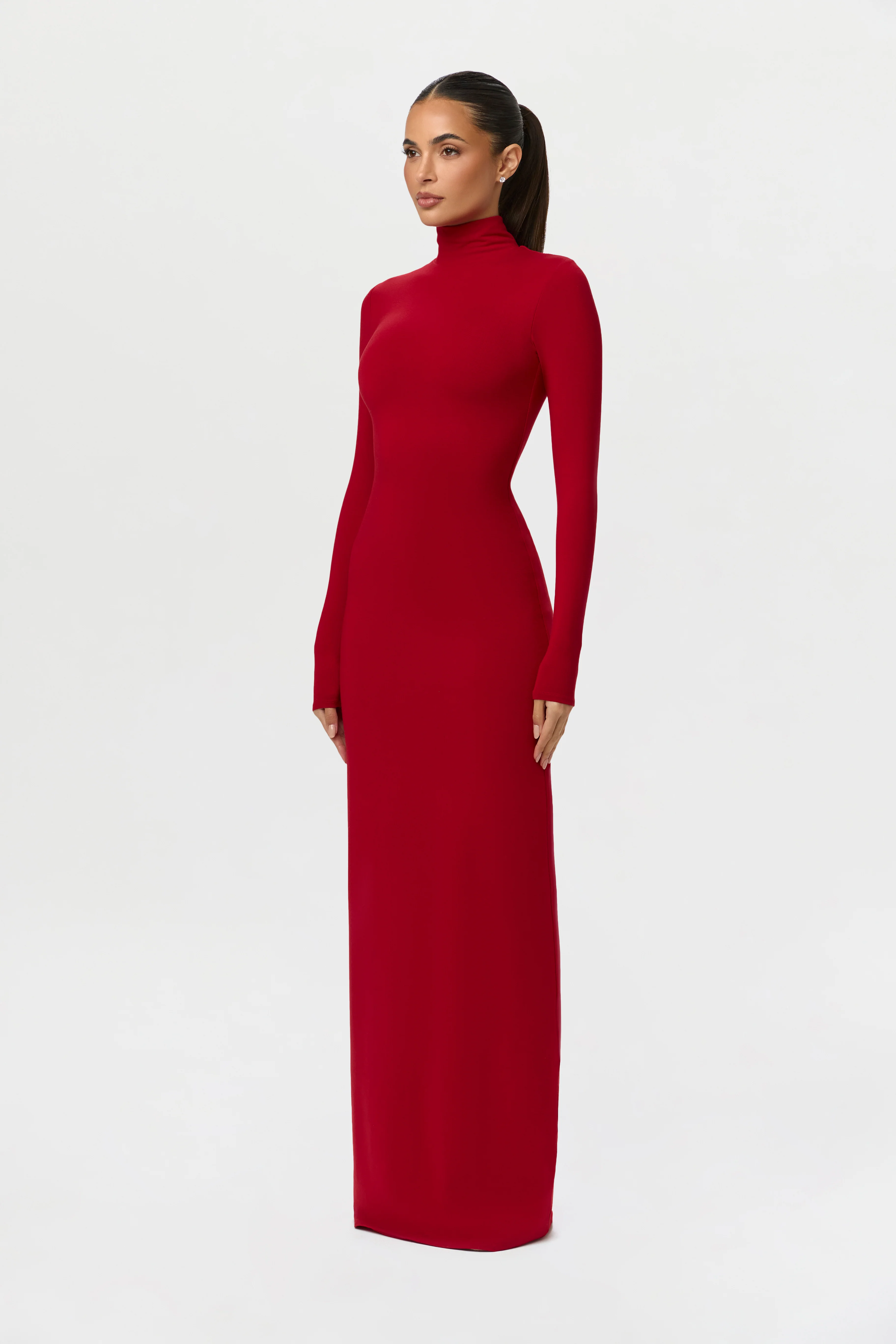 Butter Turtleneck Maxi Dress - Image 3