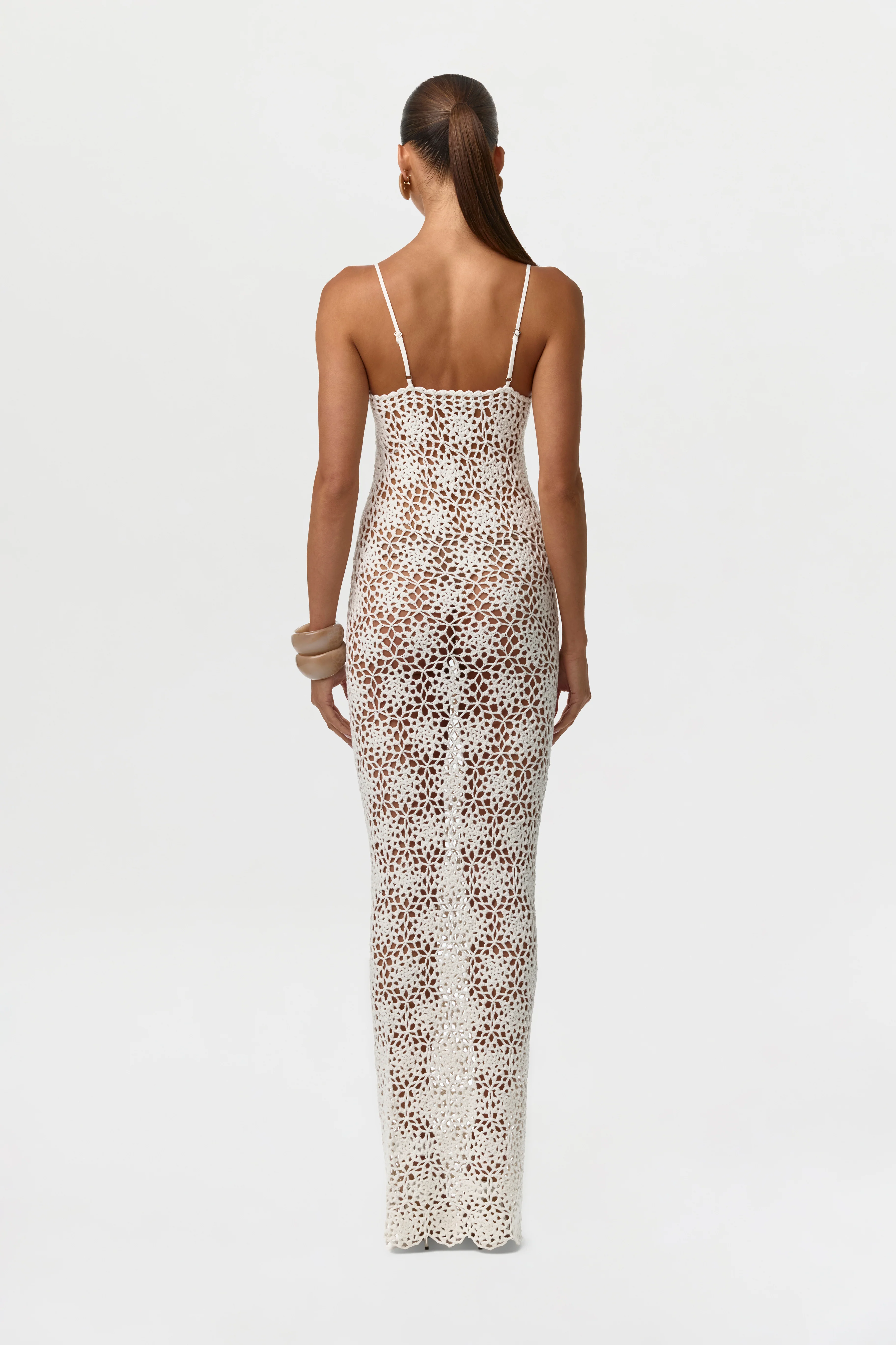 Knit Crochet Maxi Dress - Image 5