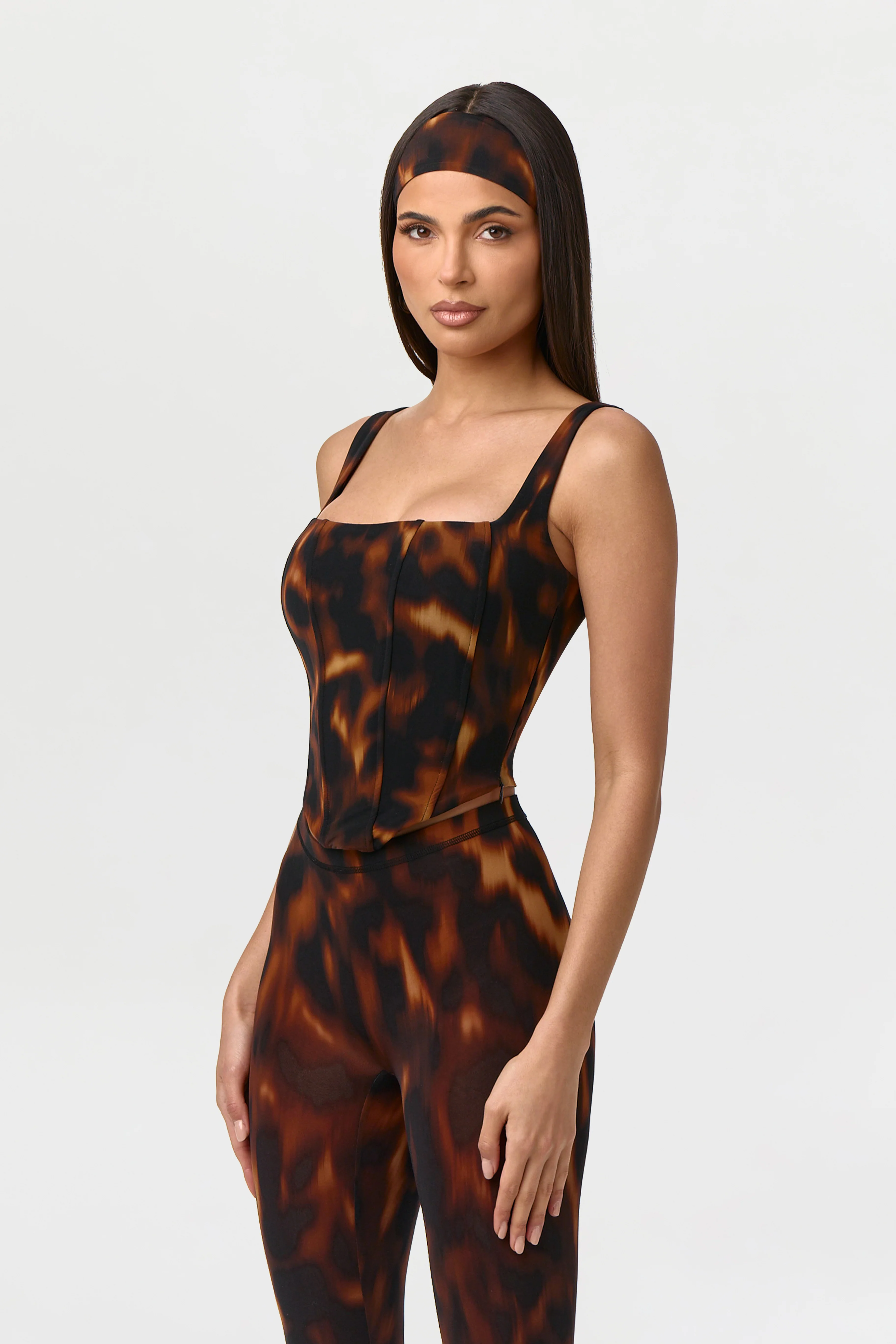 Bare Body Tortoise Corset Top - Image 3