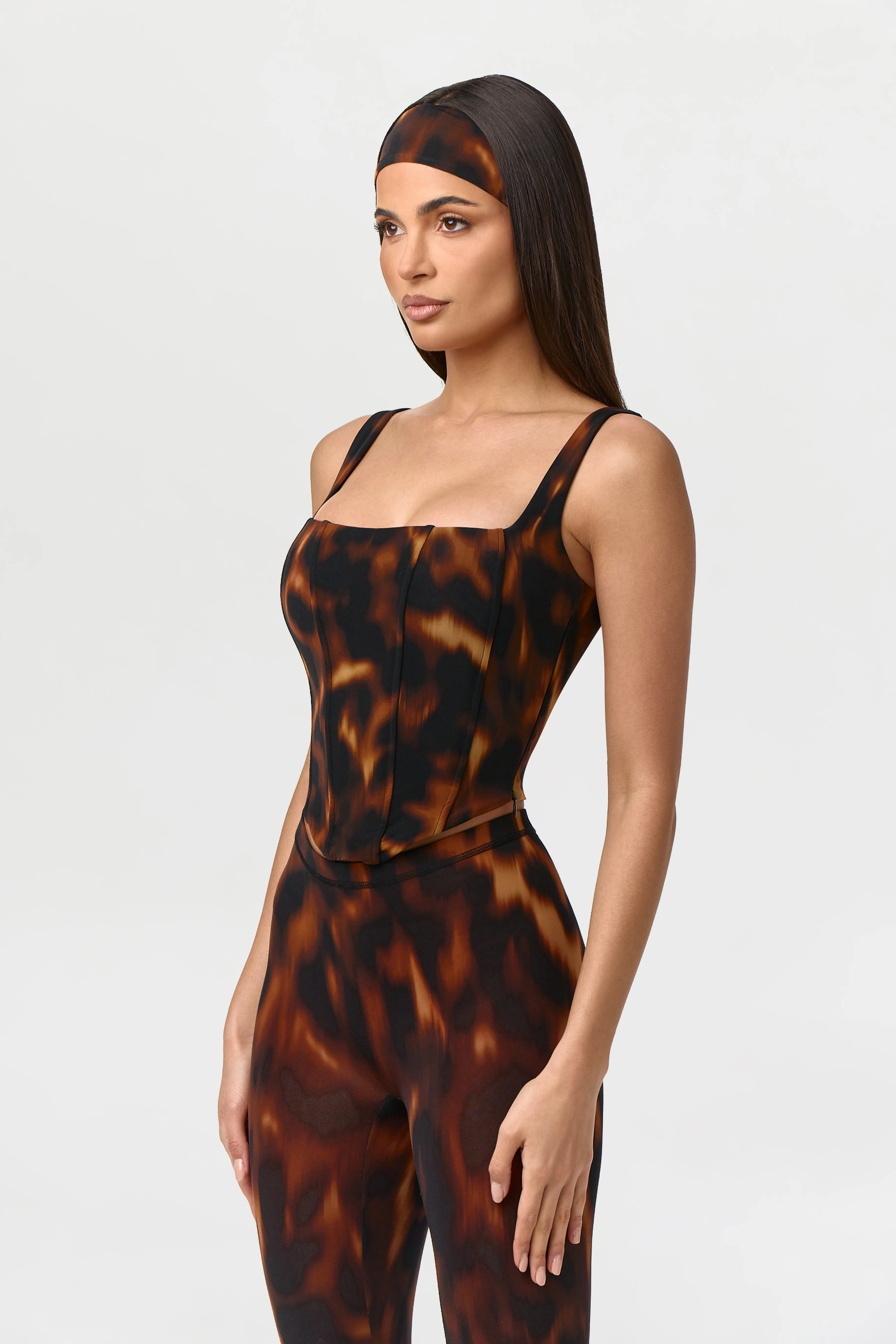 Bare Body Tortoise Corset Top - Image 4