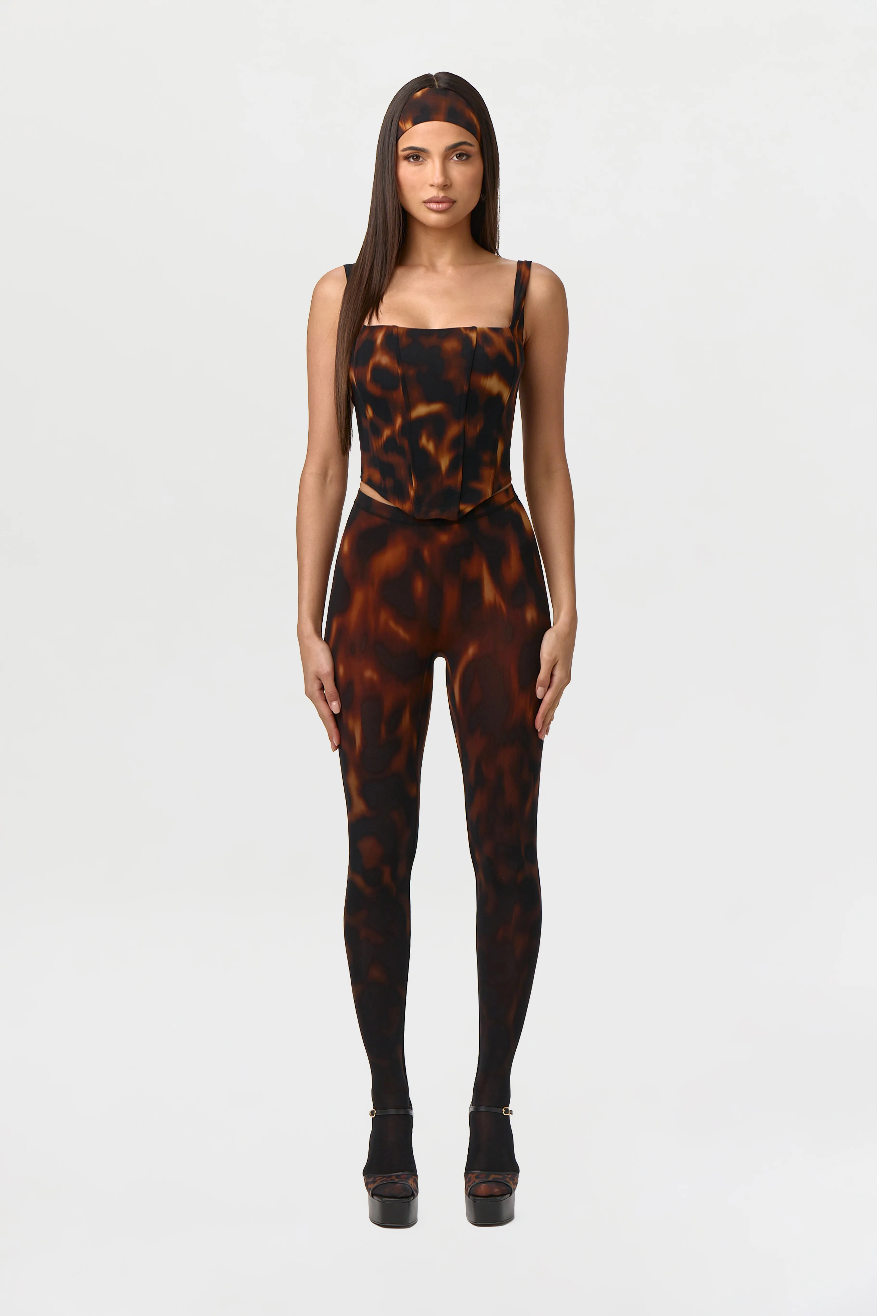 Bare Body Tortoise Corset Top - Image 5