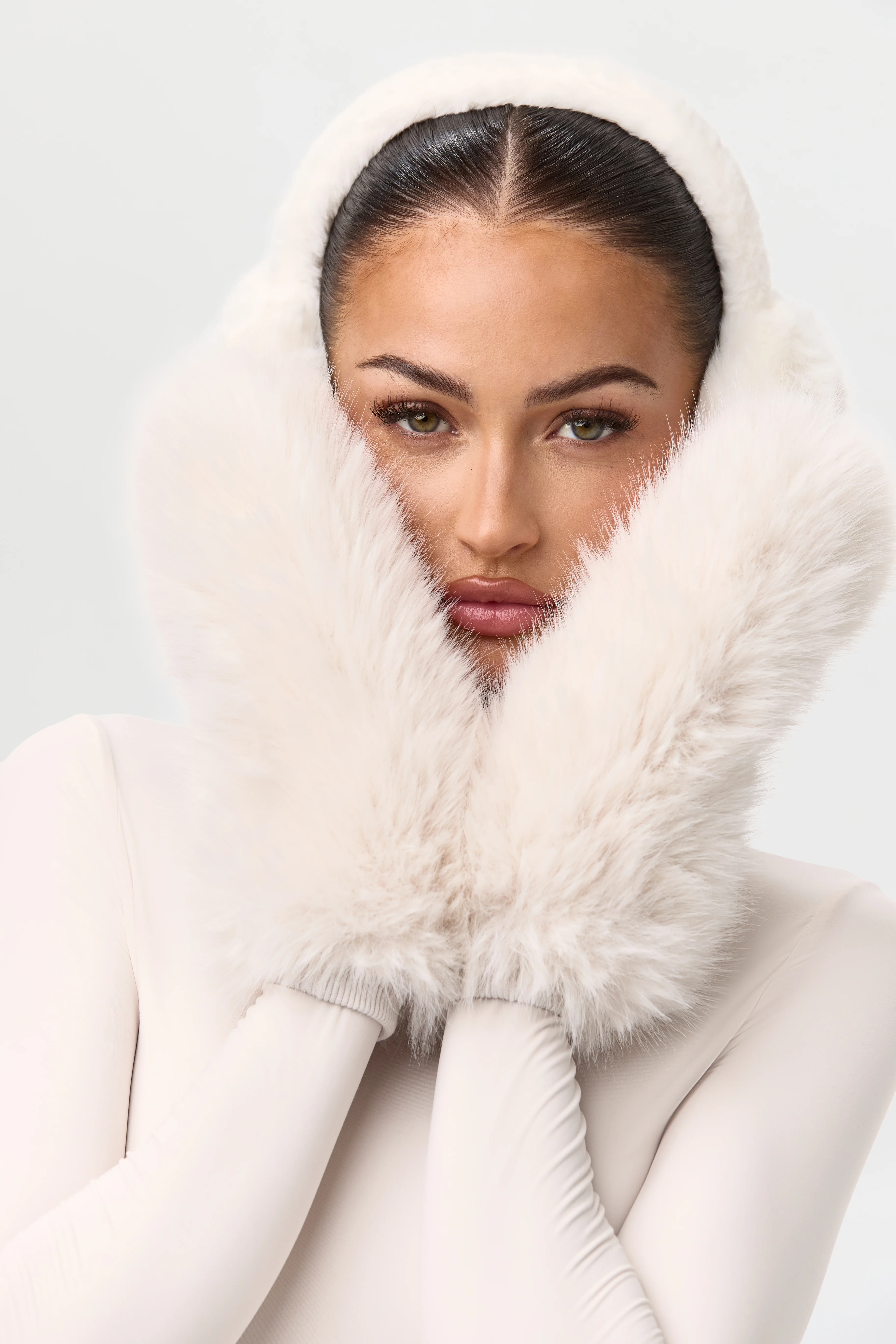 Faux Fur Mitten - Image 7