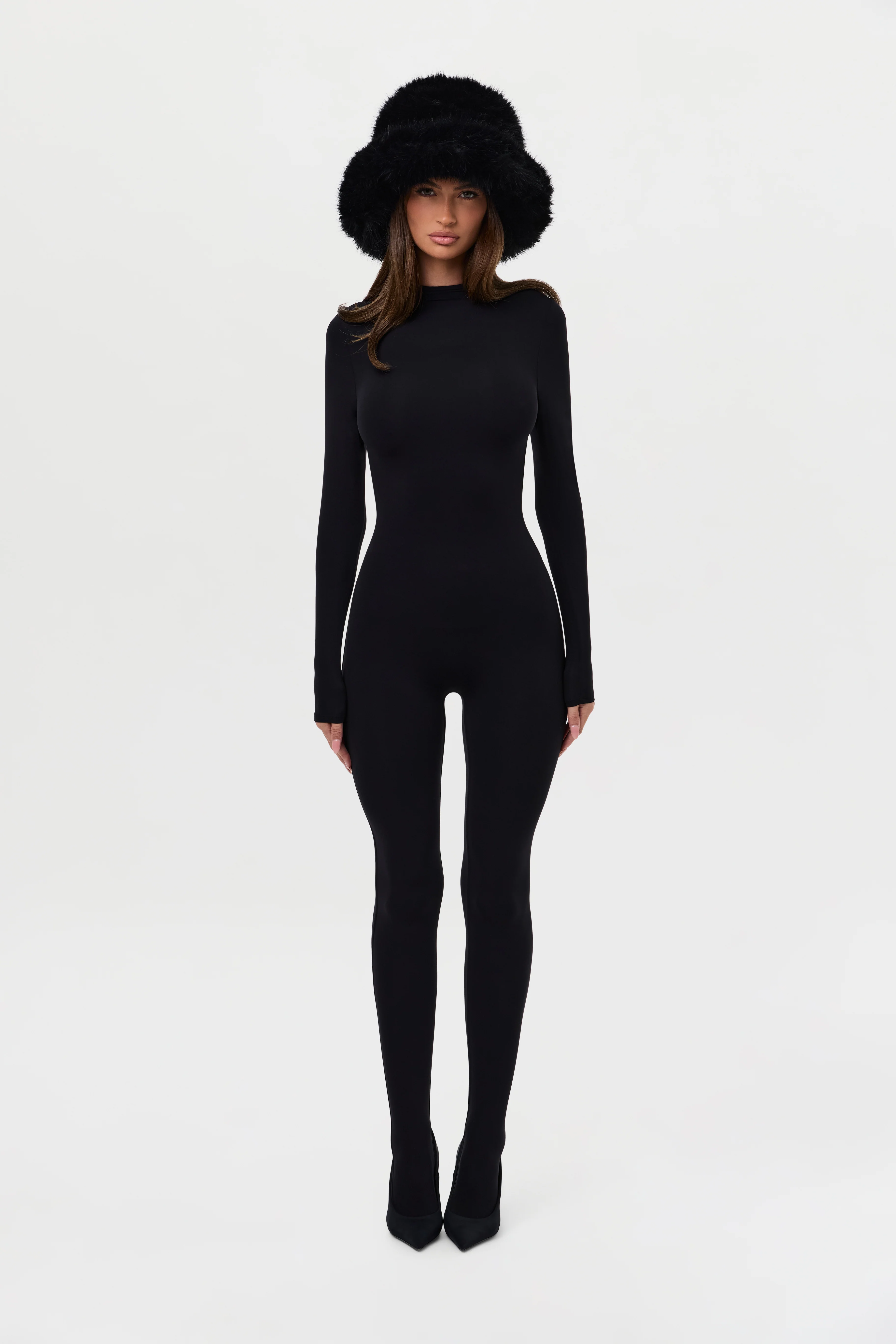 Faux Fur Oversized Bucket Hat - Image 10