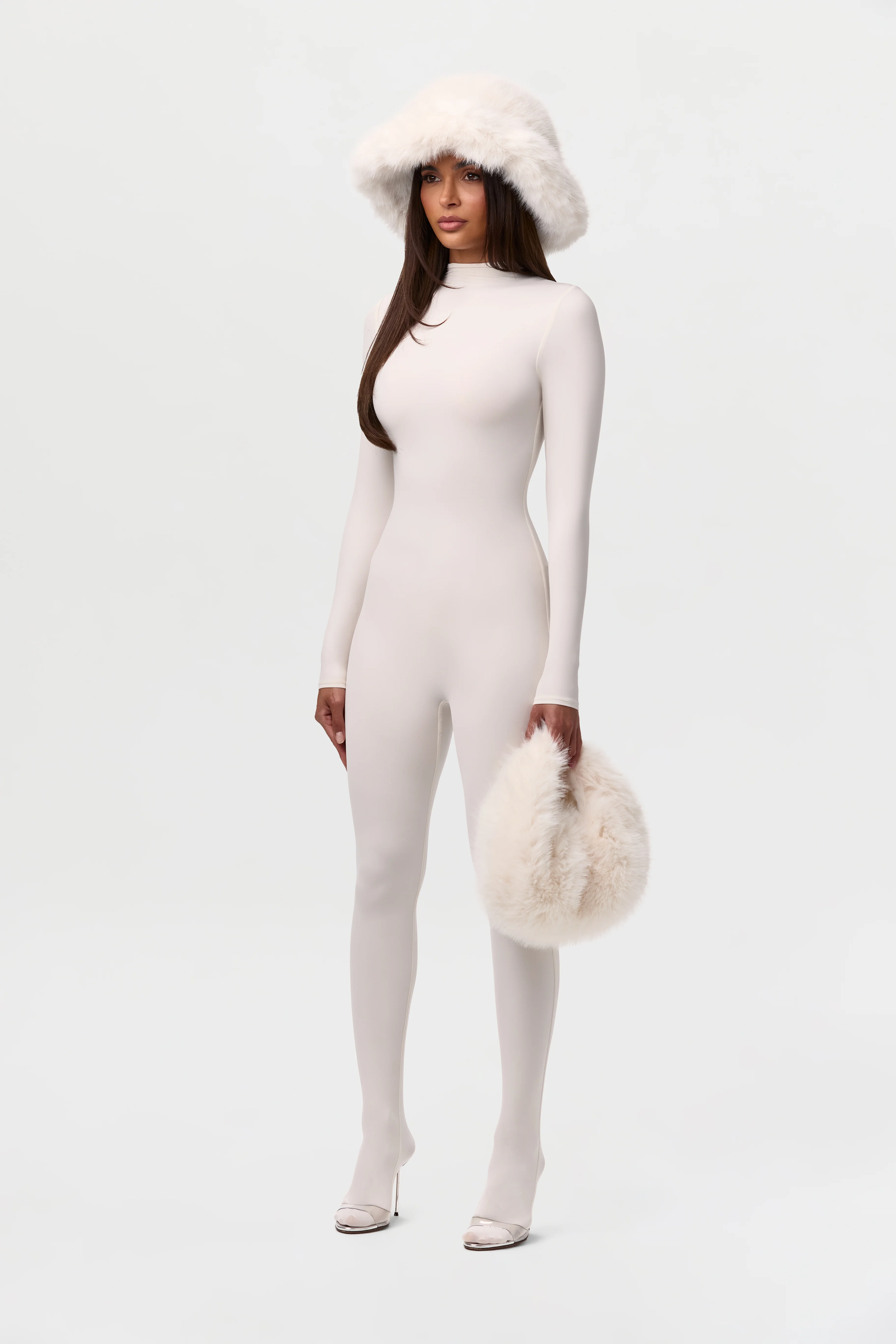 Faux Fur Oversized Bucket Hat - Image 19