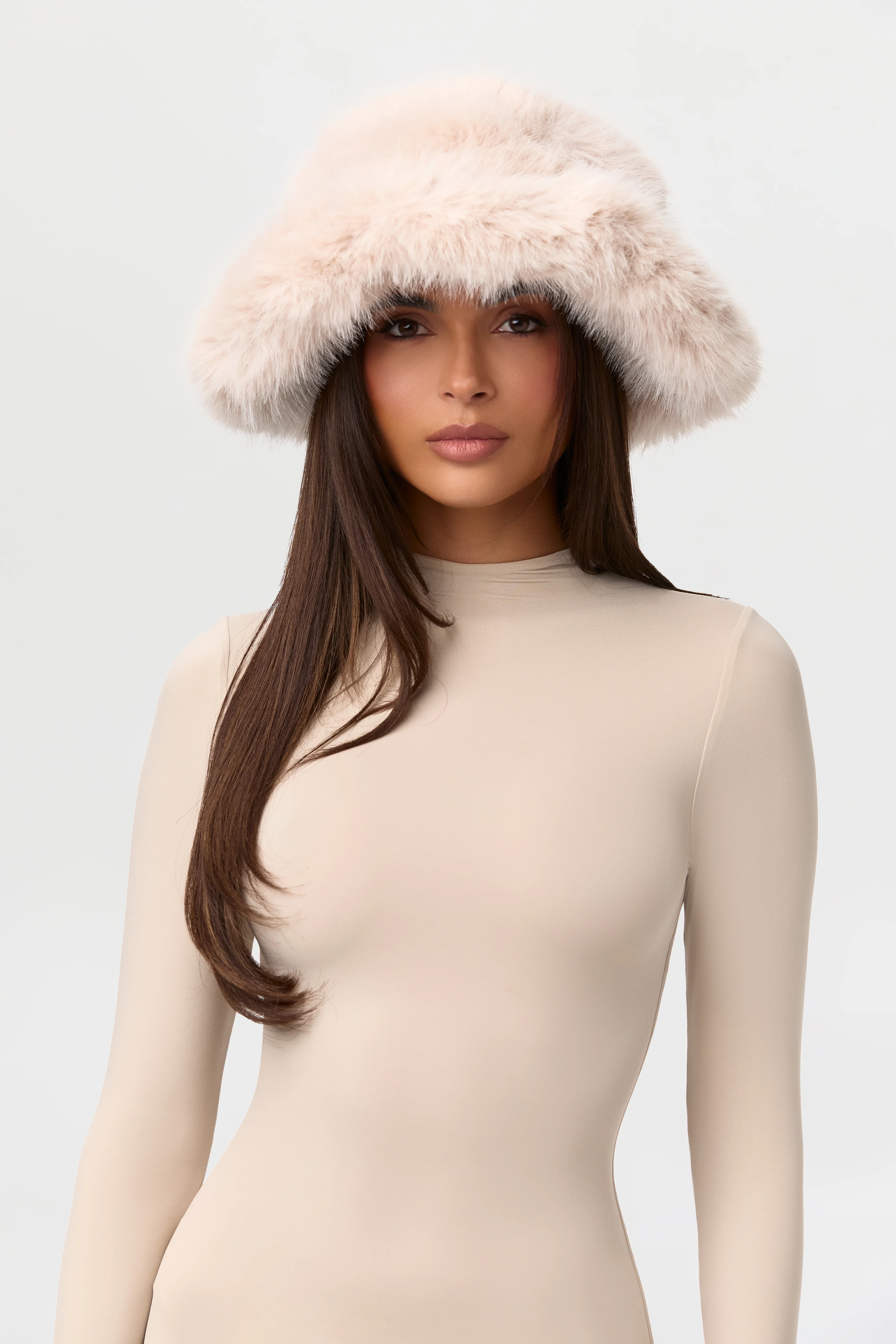 Faux Fur Oversized Bucket Hat - Image 26