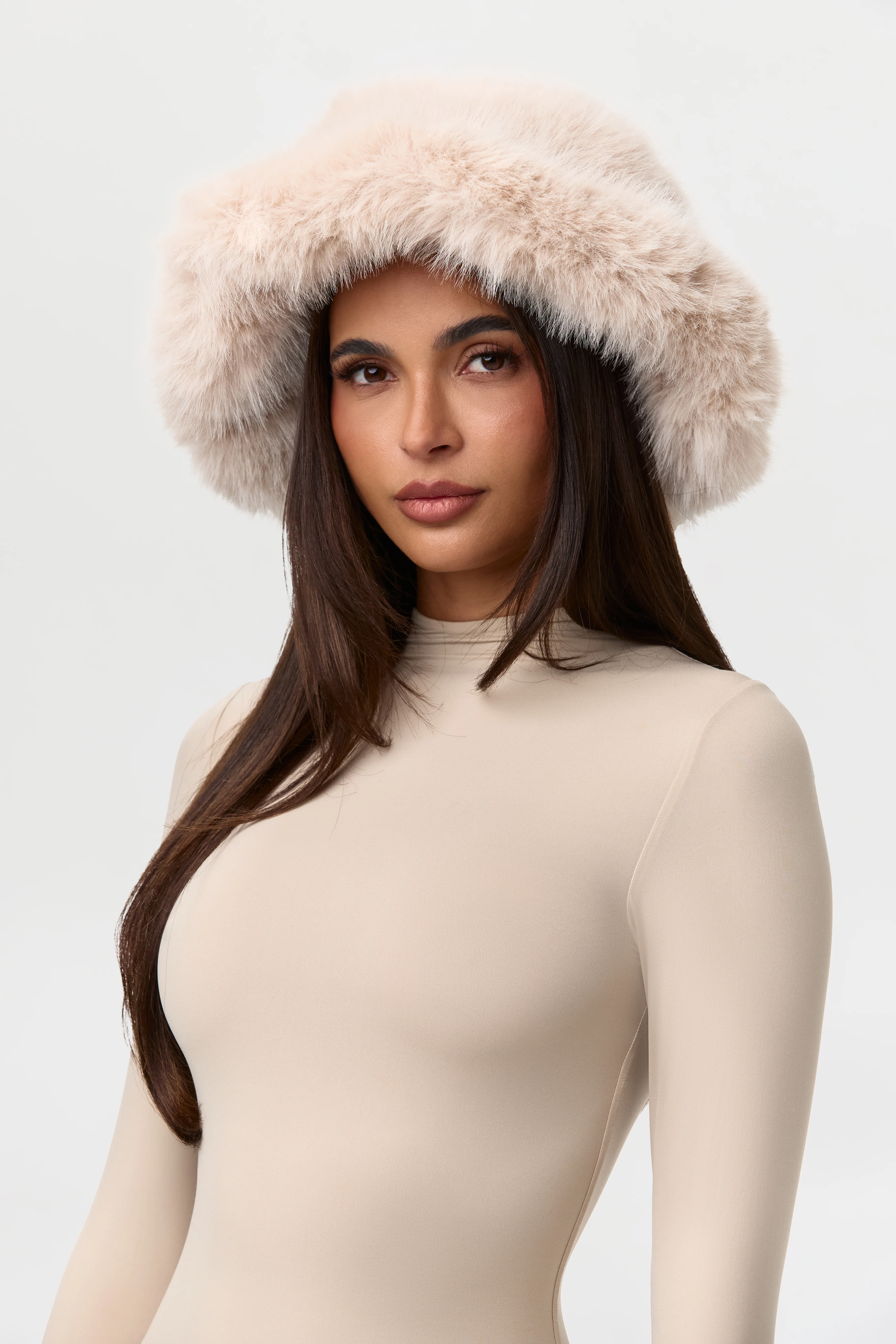 Faux Fur Oversized Bucket Hat - Image 27