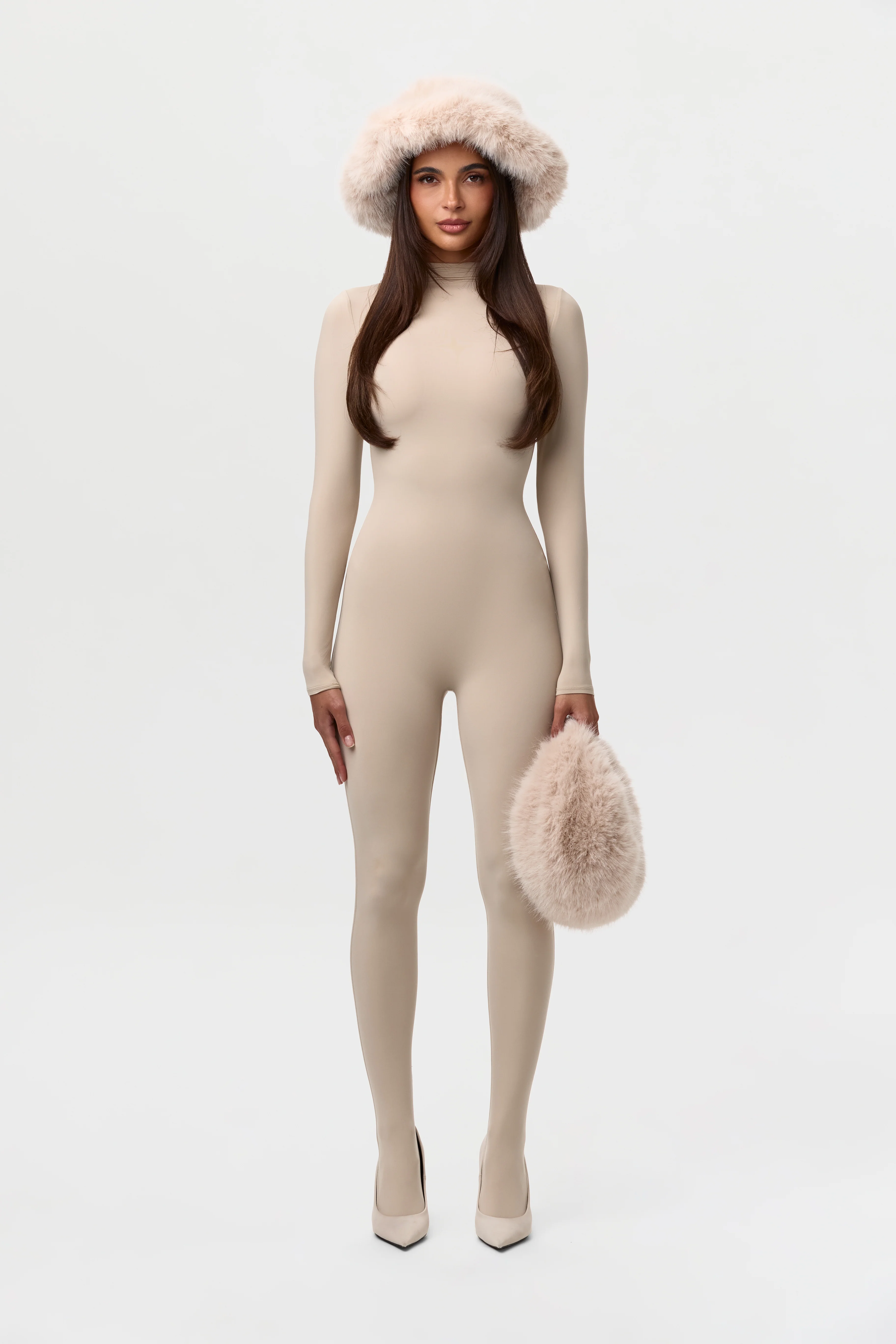 Faux Fur Oversized Bucket Hat - Image 28