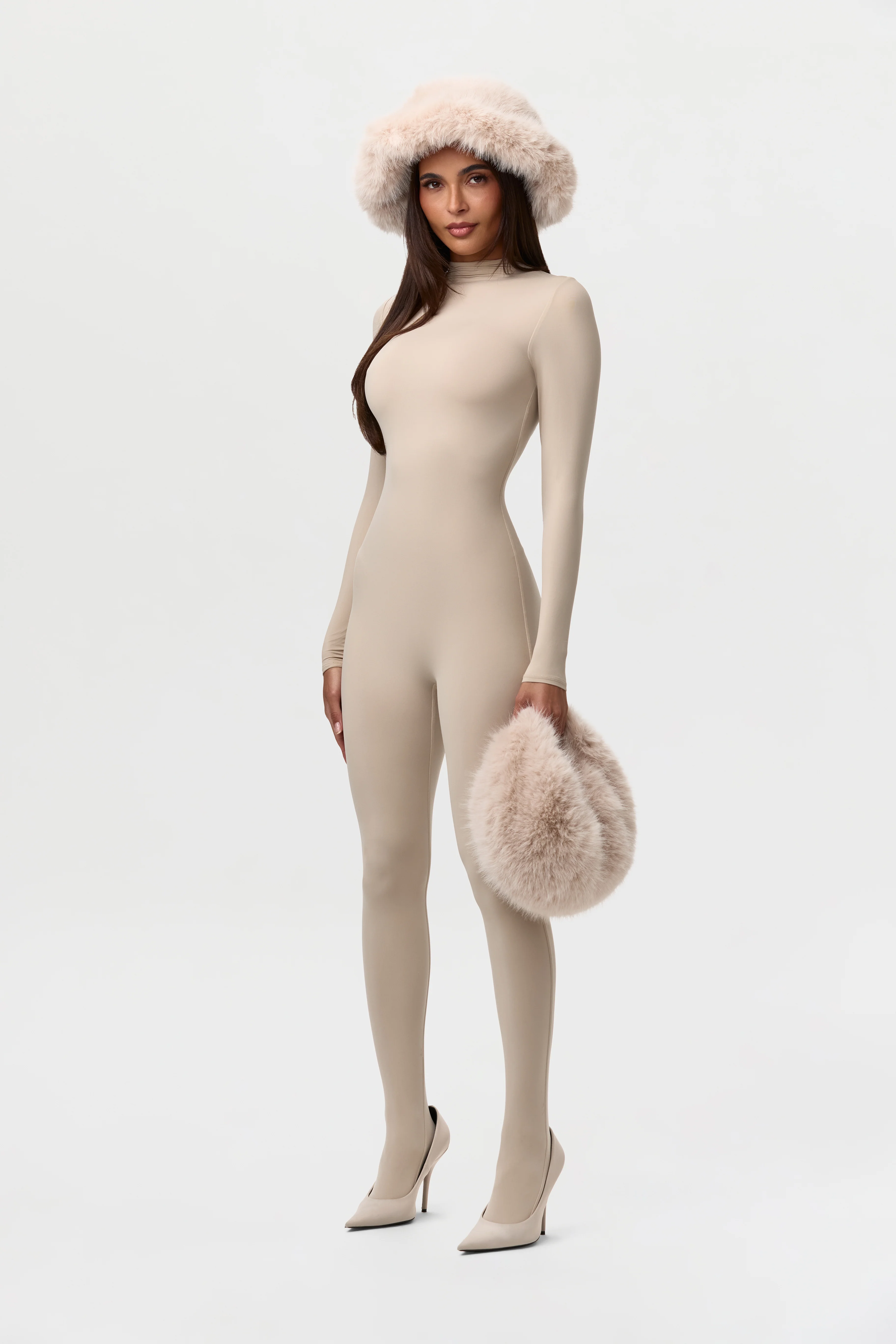 Faux Fur Oversized Bucket Hat - Image 29