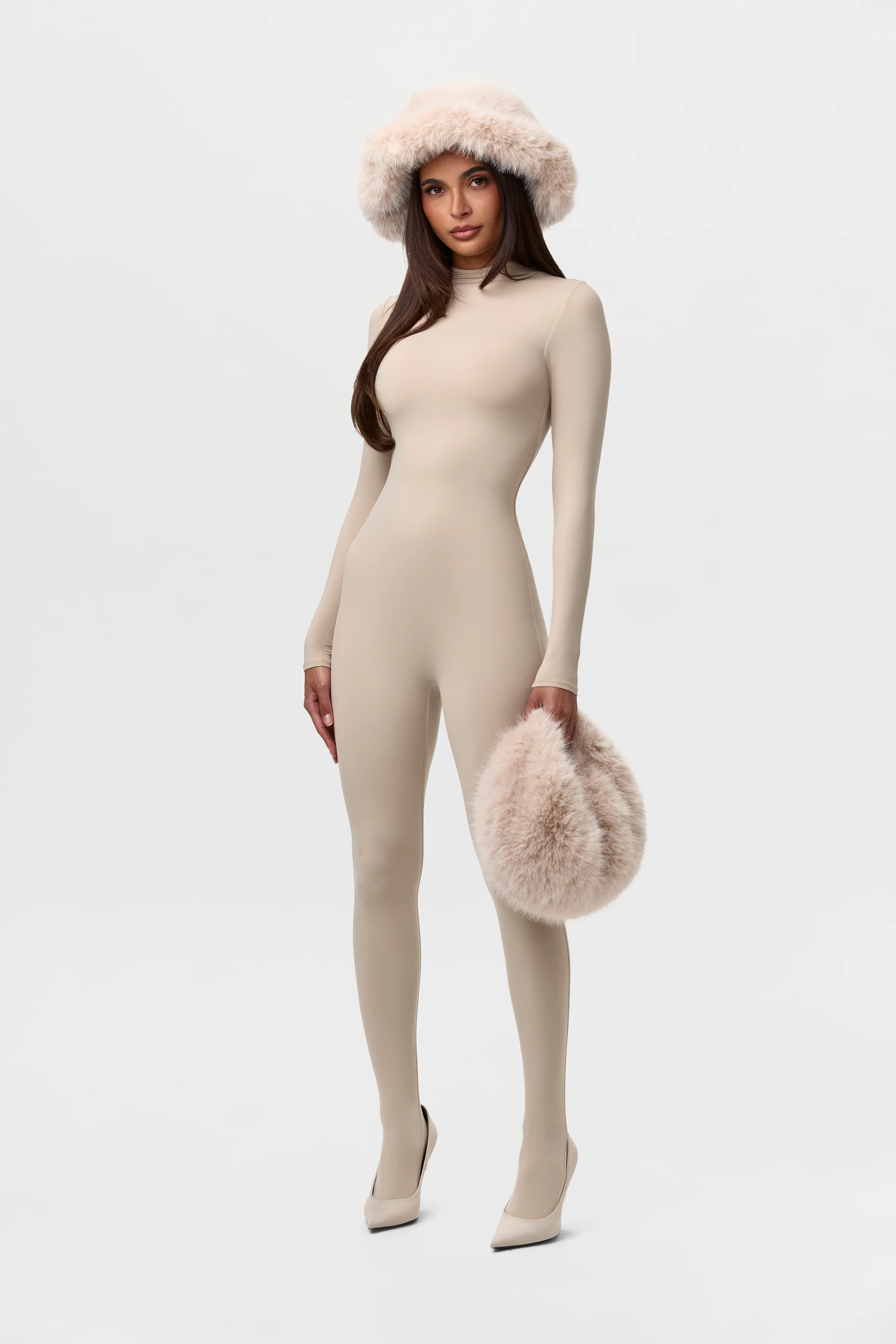 Faux Fur Oversized Bucket Hat - Image 30