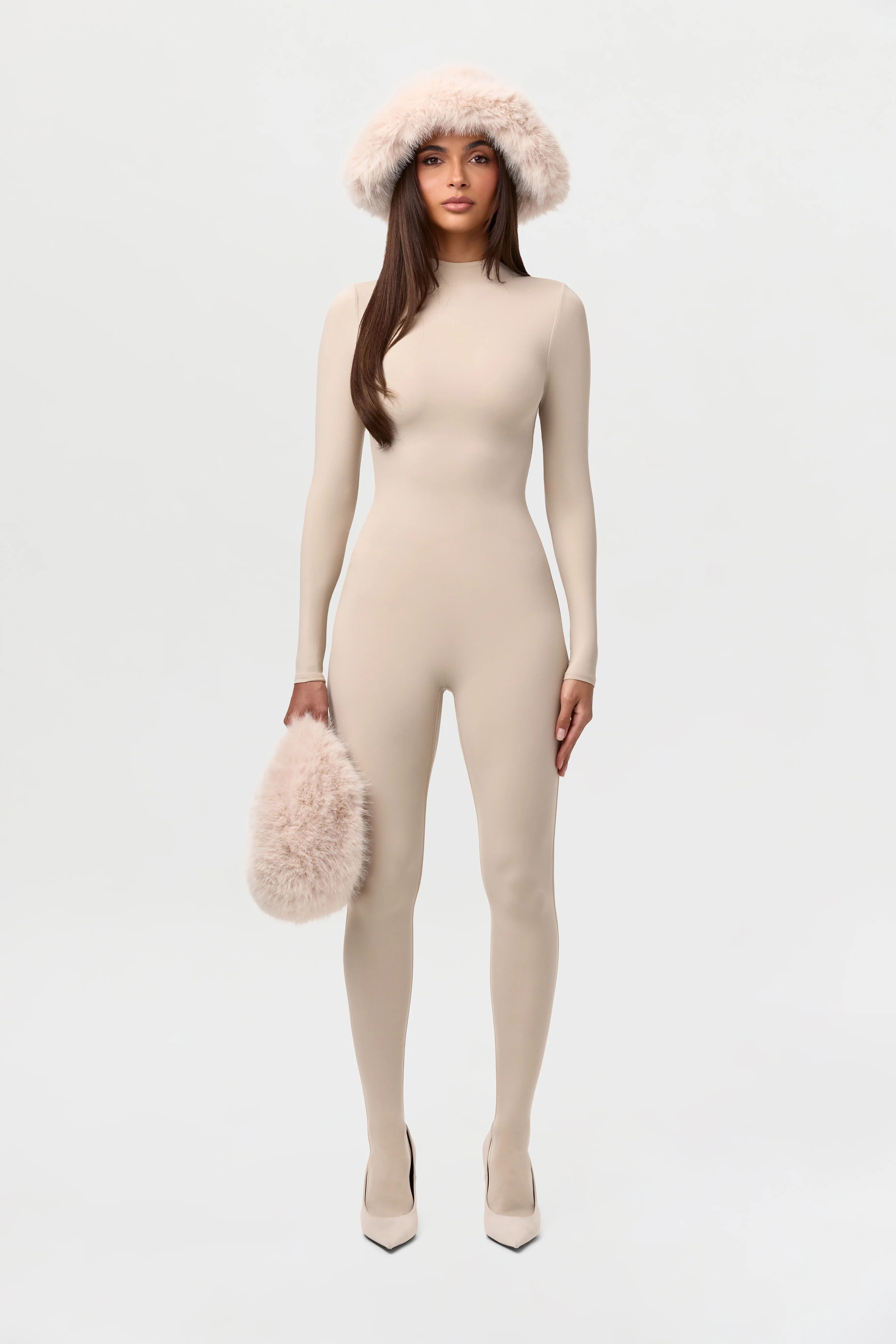 Faux Fur Oversized Bucket Hat - Image 31