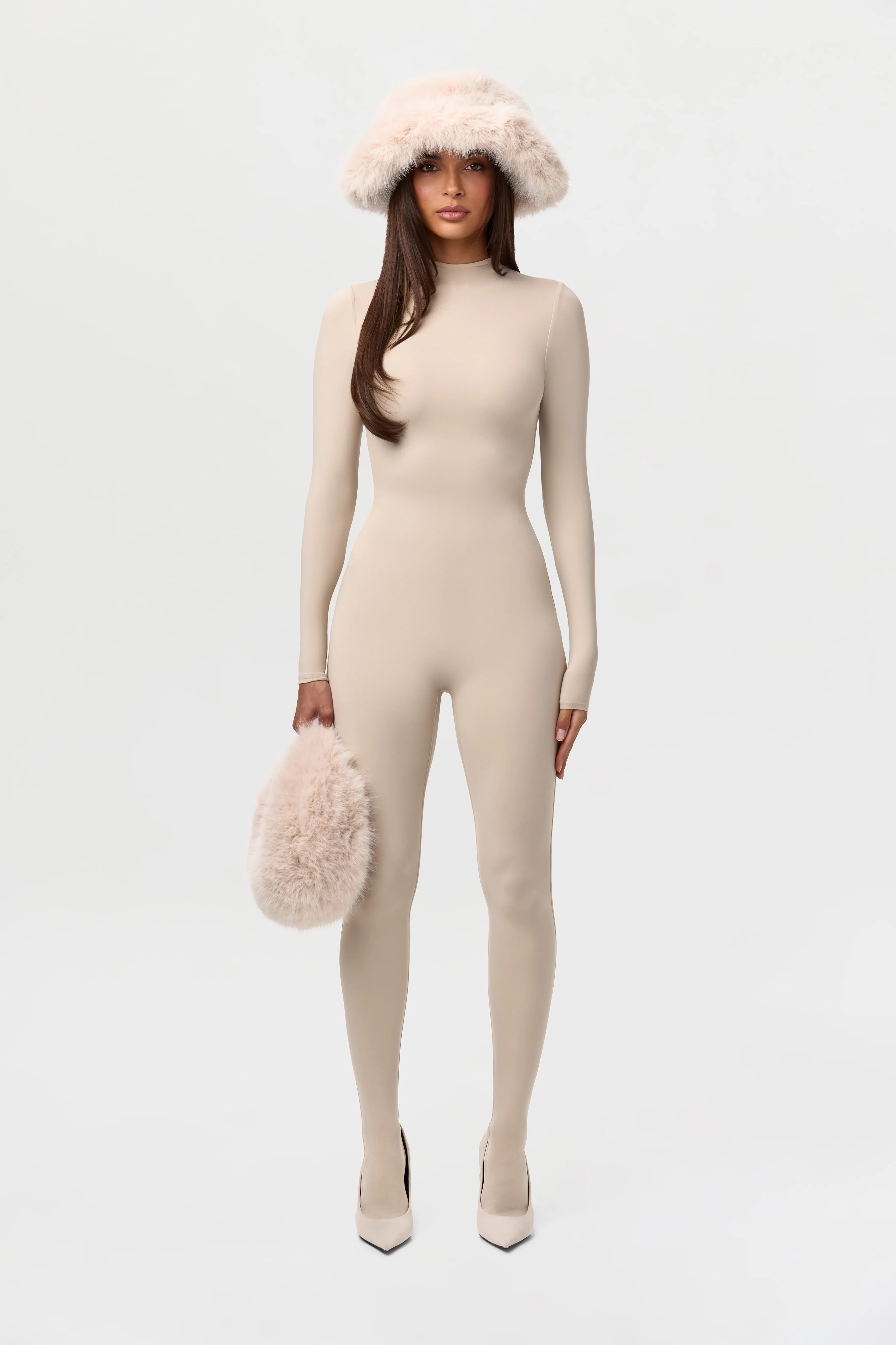Faux Fur Oversized Bucket Hat - Image 33
