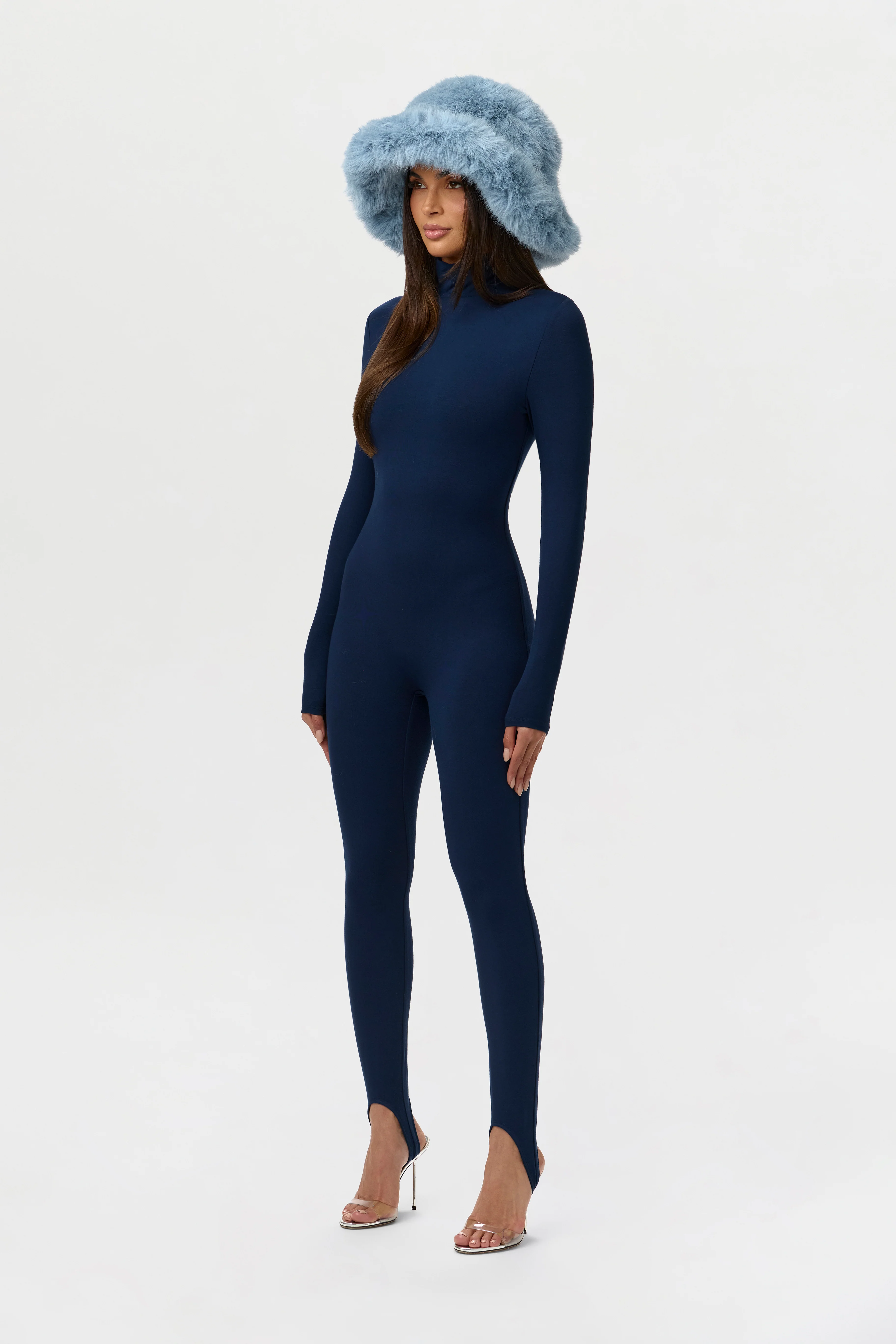 Faux Fur Oversized Bucket Hat - Image 4