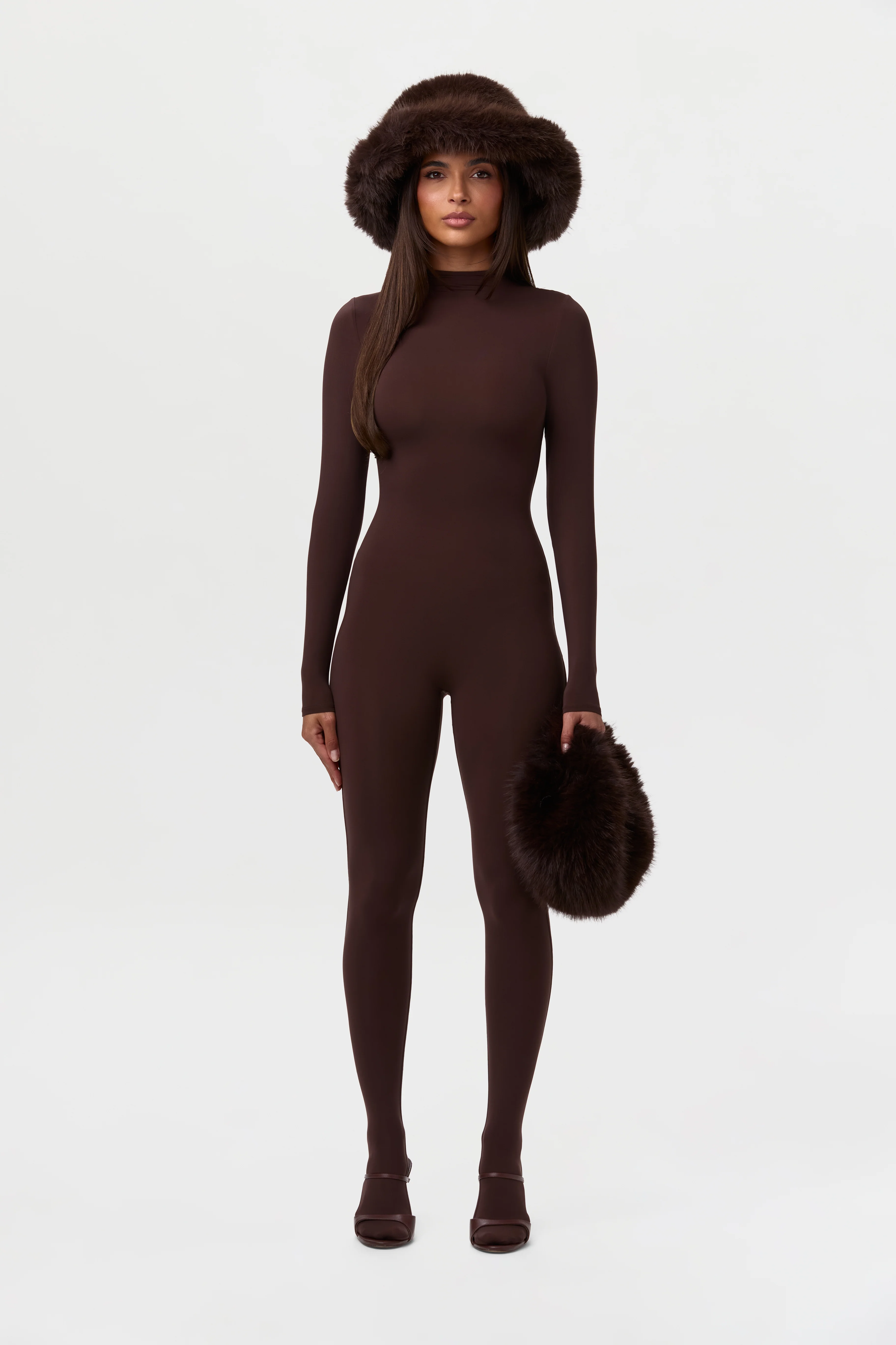 Faux Fur Oversized Bucket Hat - Image 41