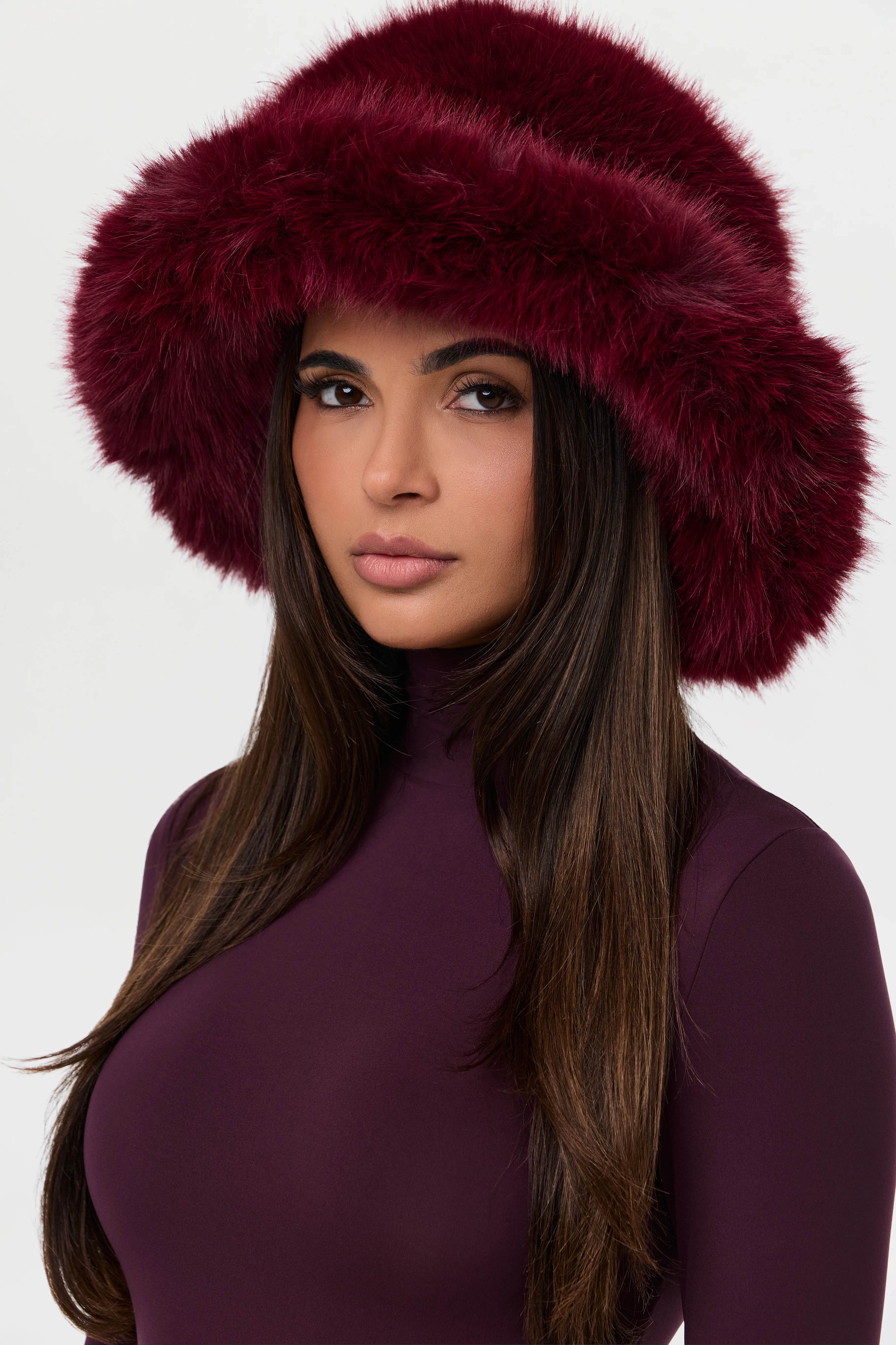 Faux Fur Oversized Bucket Hat - Image 48