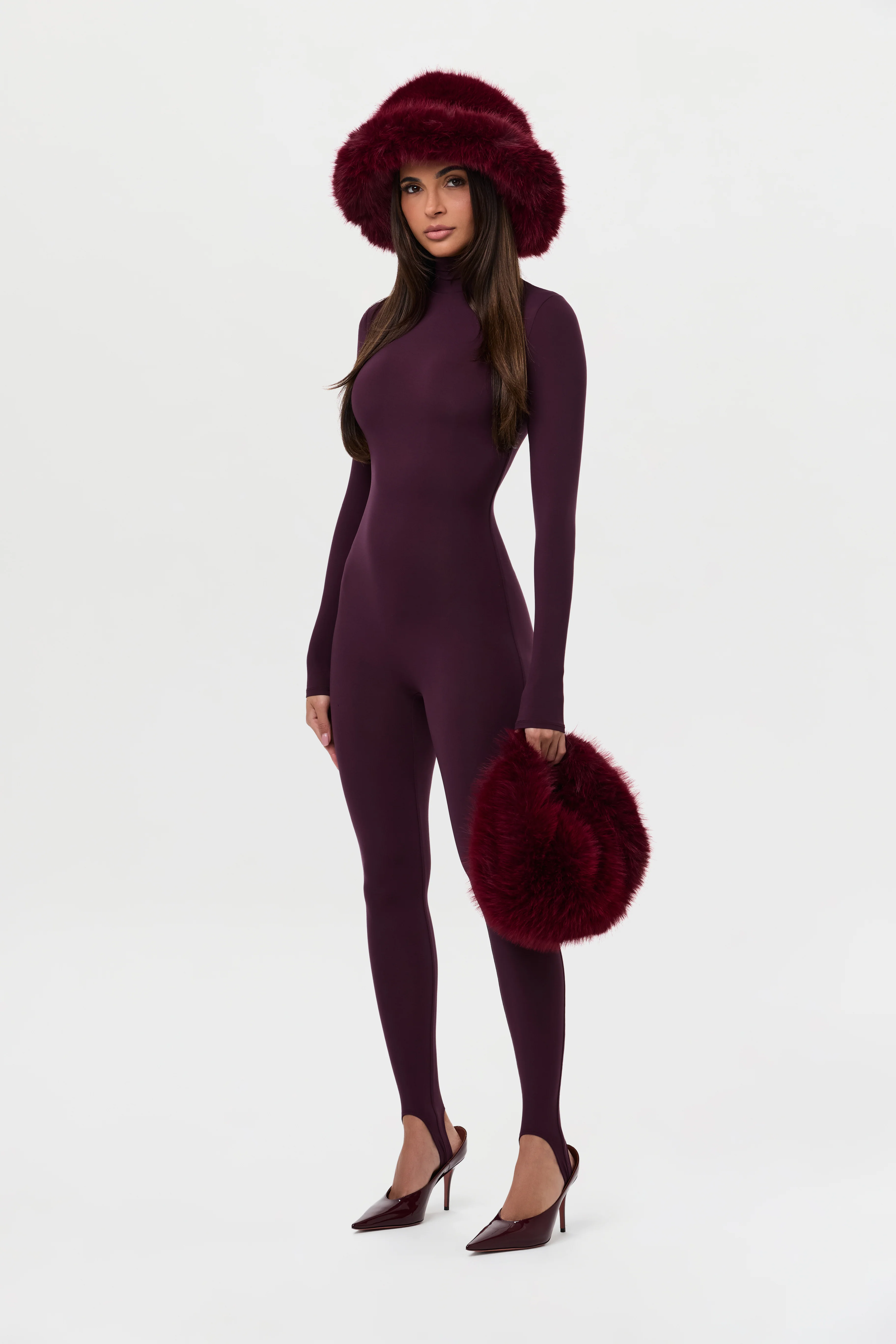 Faux Fur Oversized Bucket Hat - Image 49