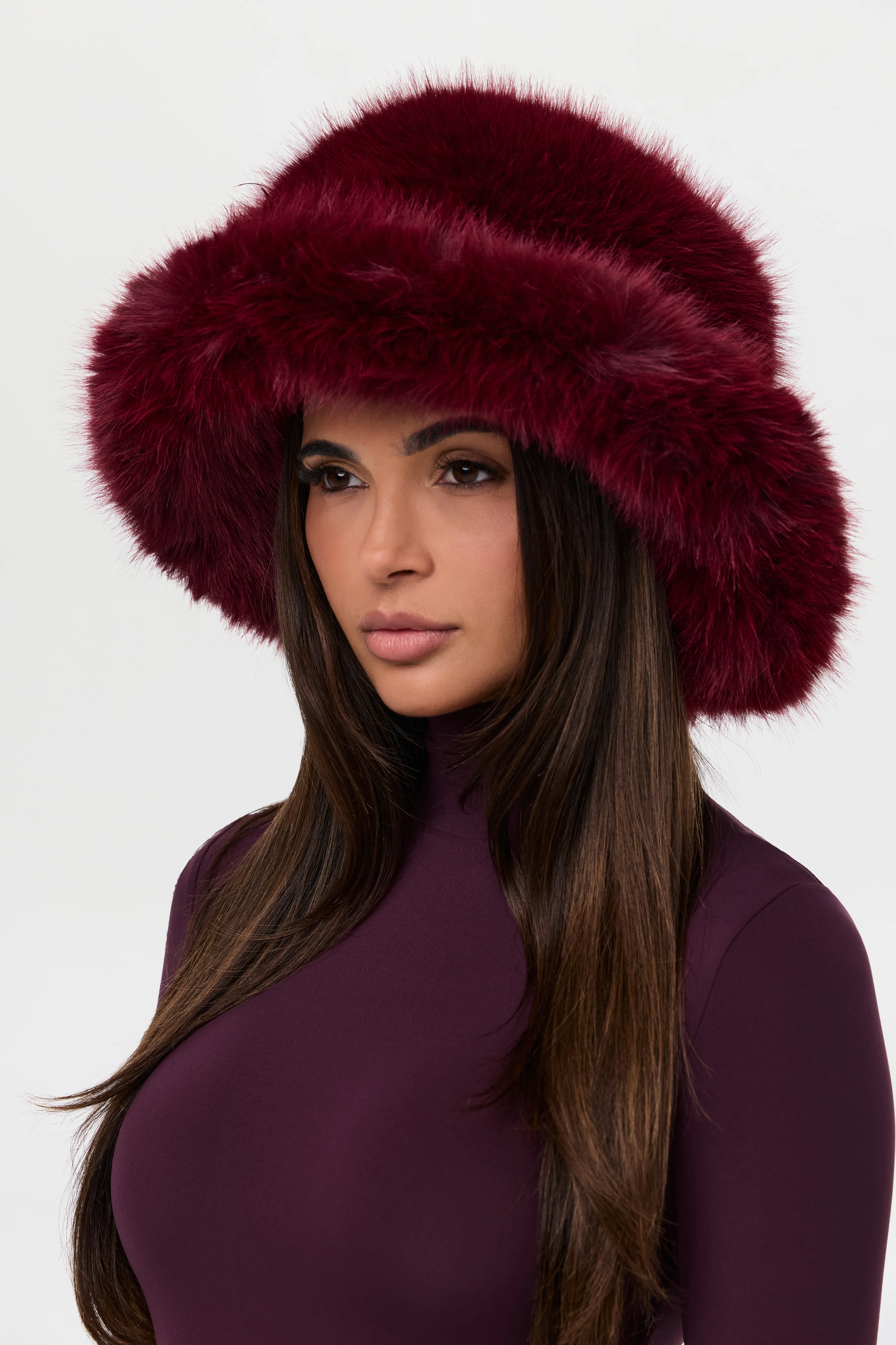 Faux Fur Oversized Bucket Hat - Image 50
