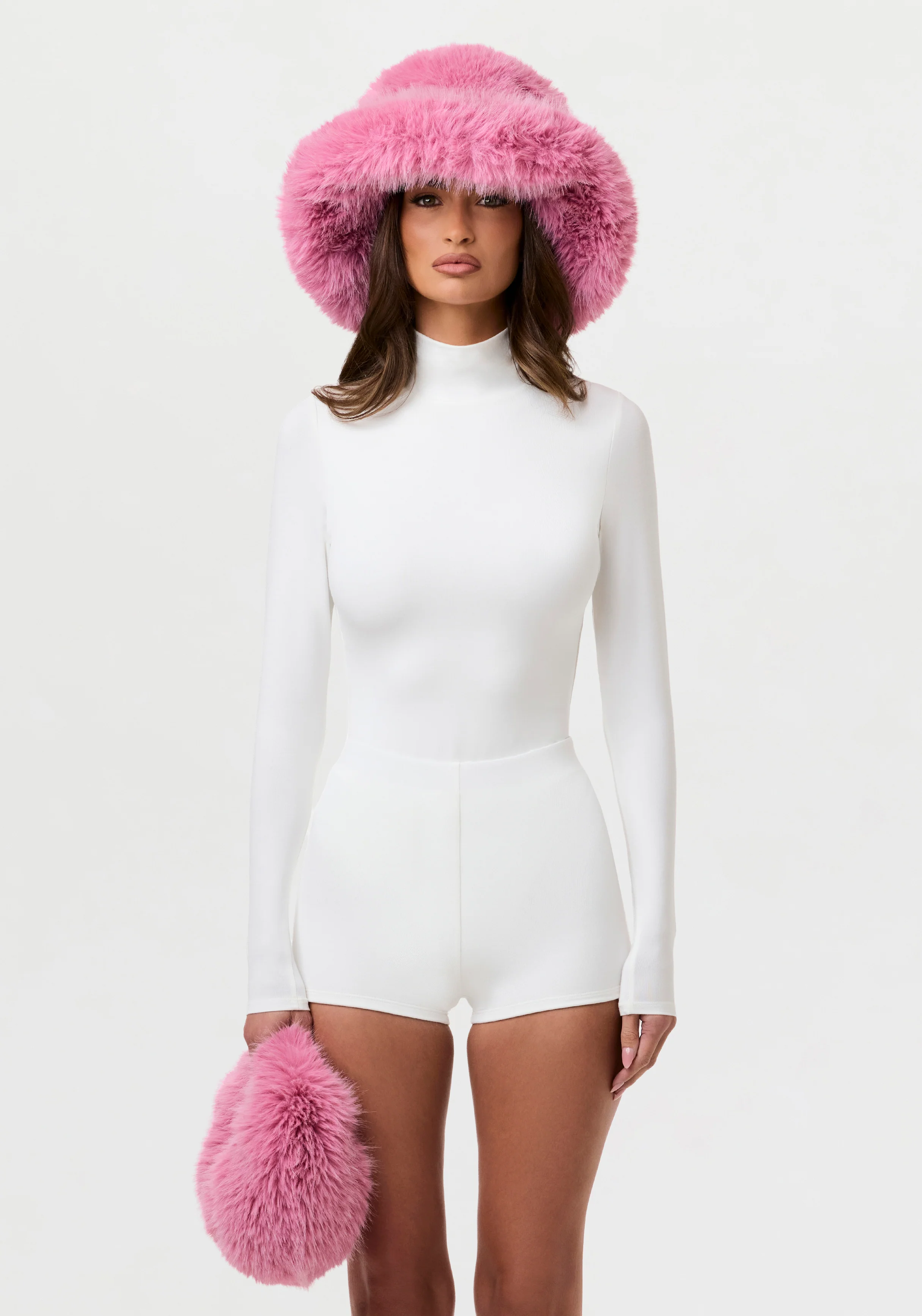 Faux Fur Oversized Bucket Hat - Image 53
