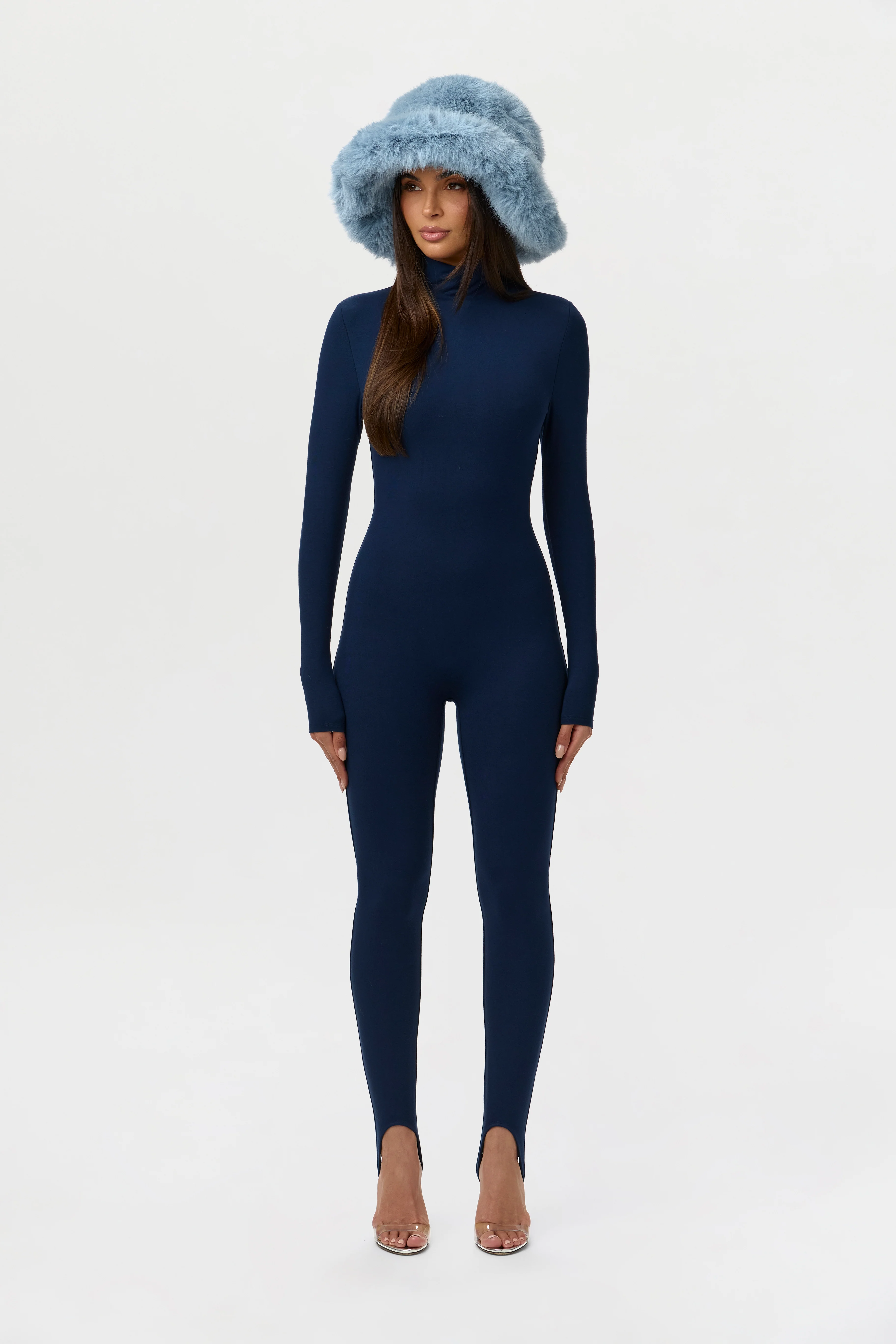 Faux Fur Oversized Bucket Hat - Image 6