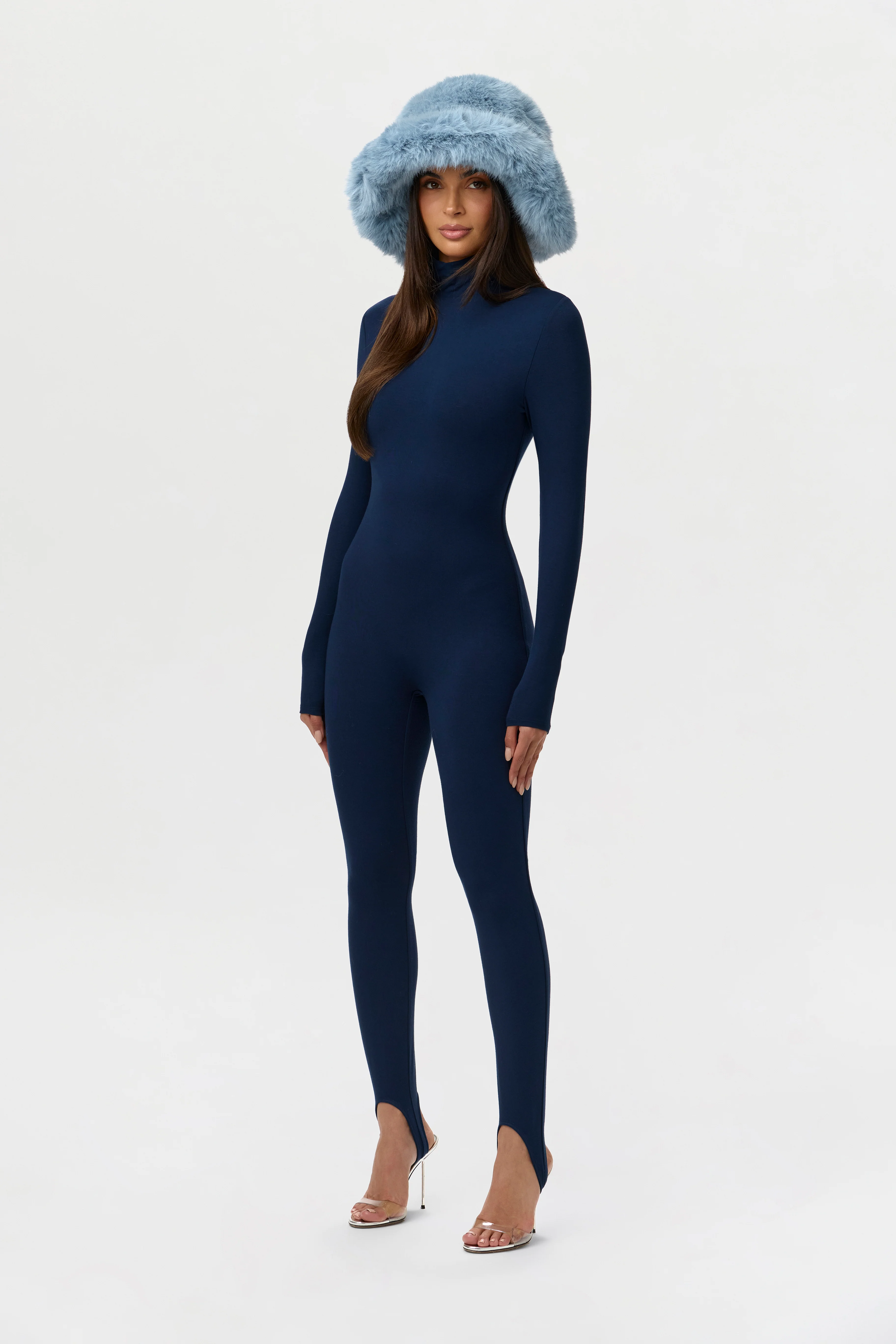 Faux Fur Oversized Bucket Hat - Image 7
