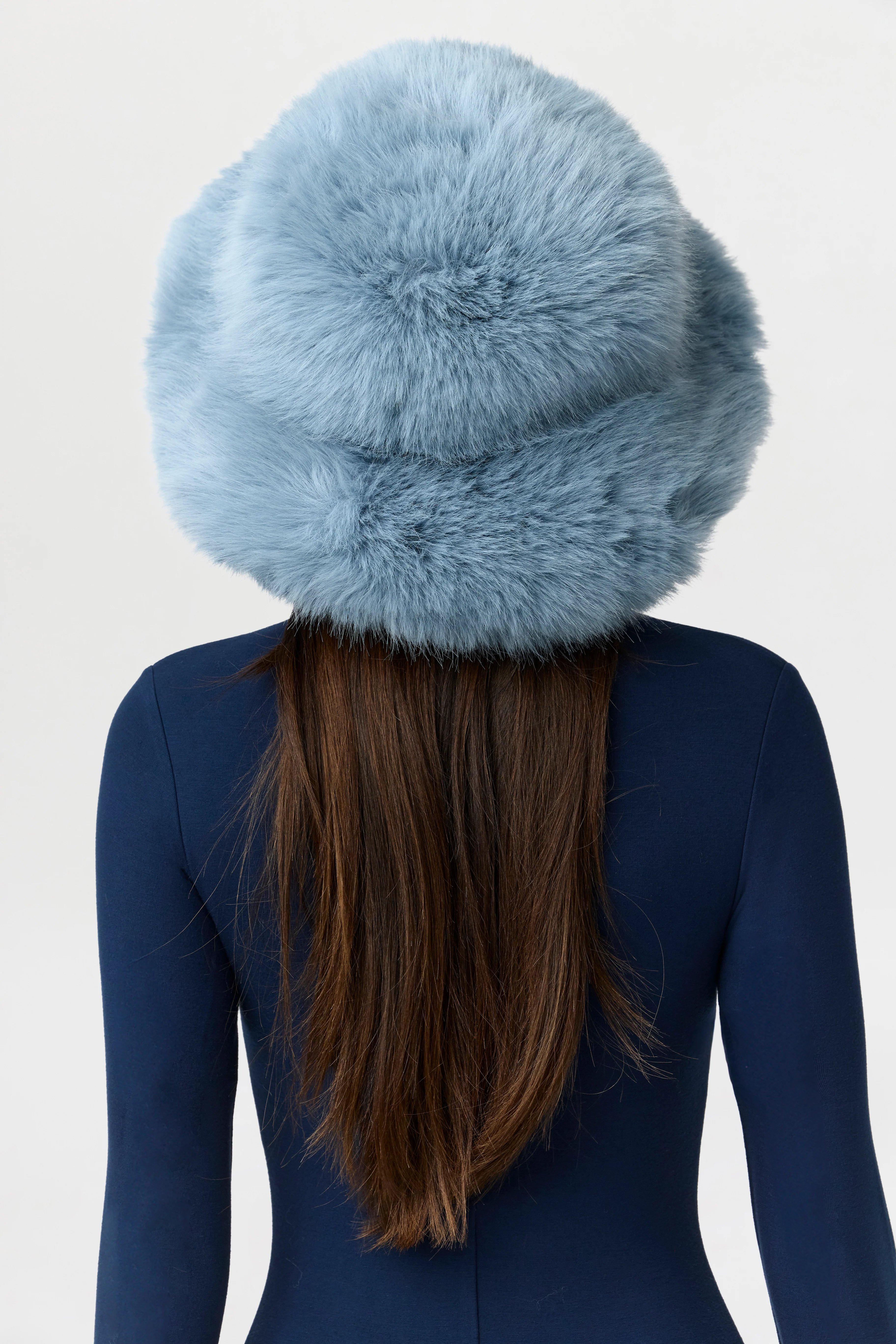 Faux Fur Oversized Bucket Hat - Image 8