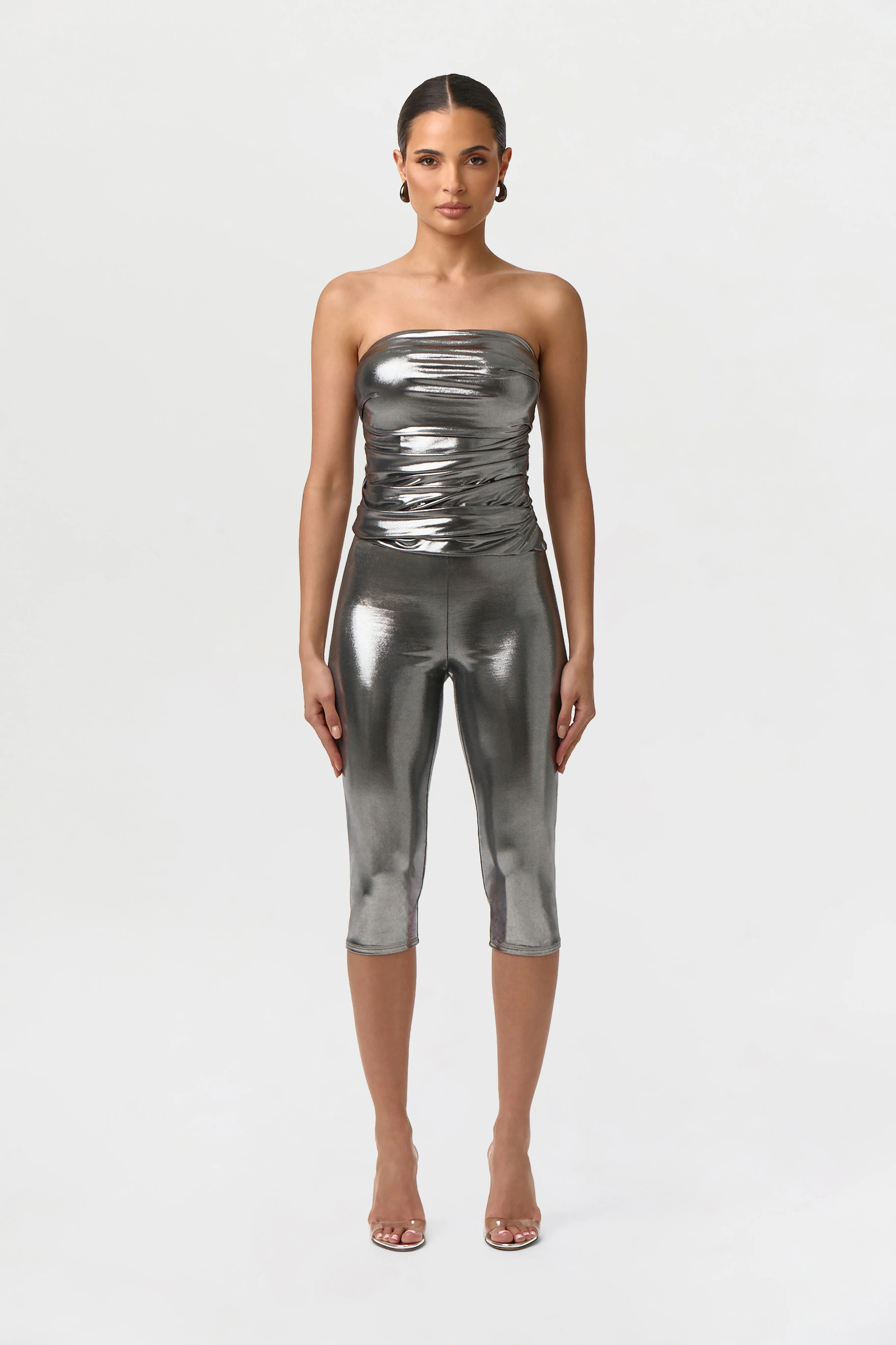 Foil Jersey Tube Top - Image 2