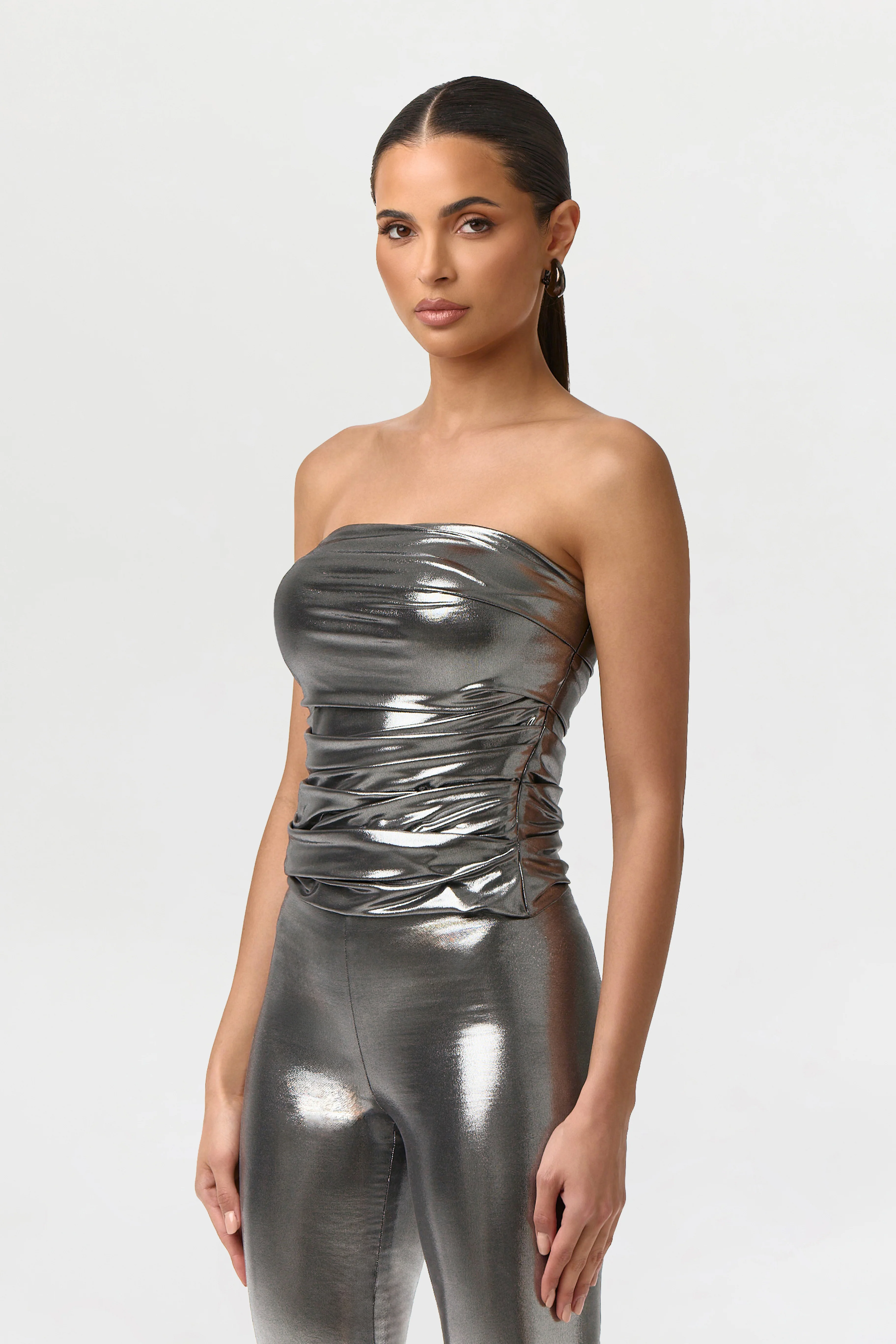 Foil Jersey Tube Top - Image 3