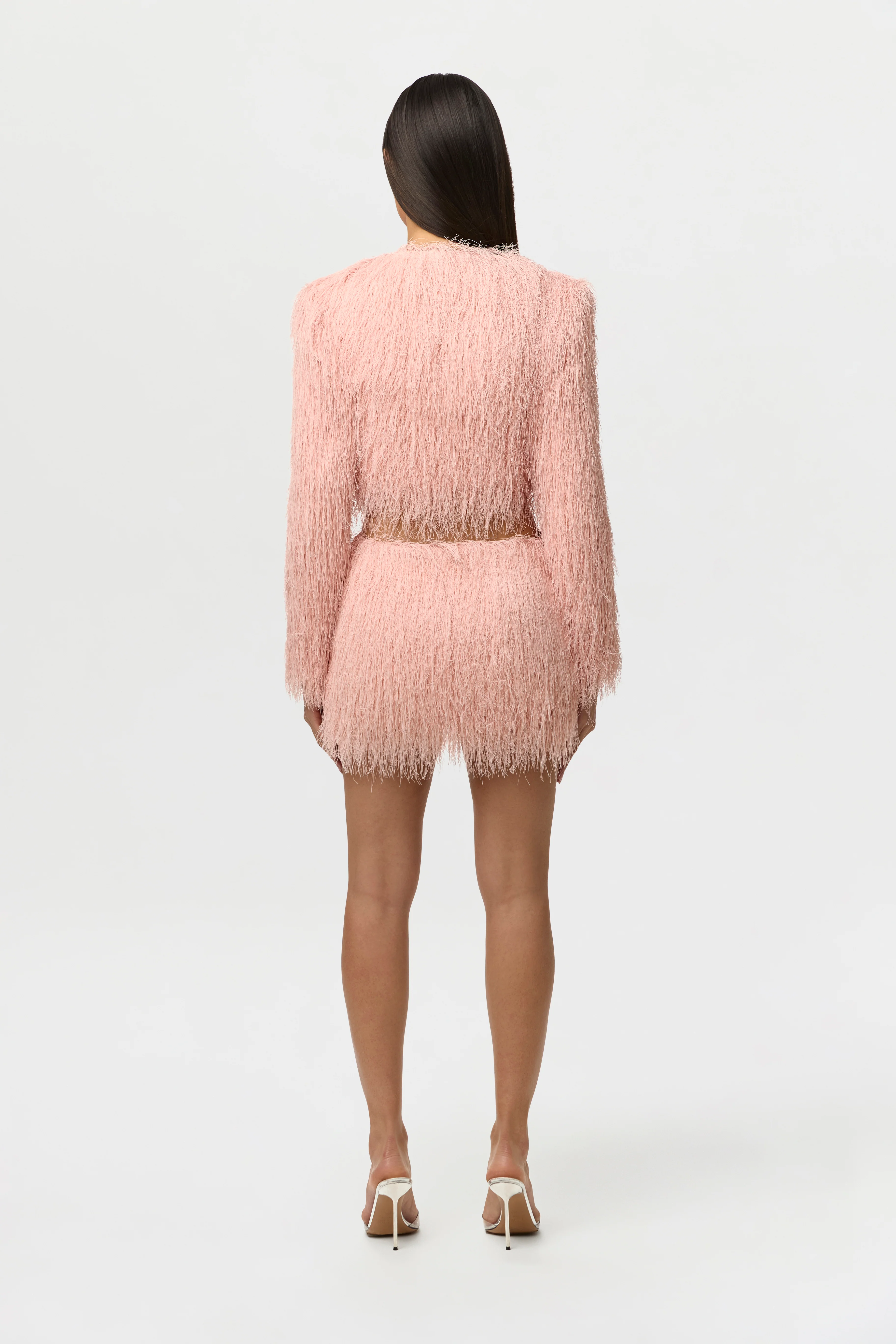 Faux Fringe Mini Skirt - Image 6