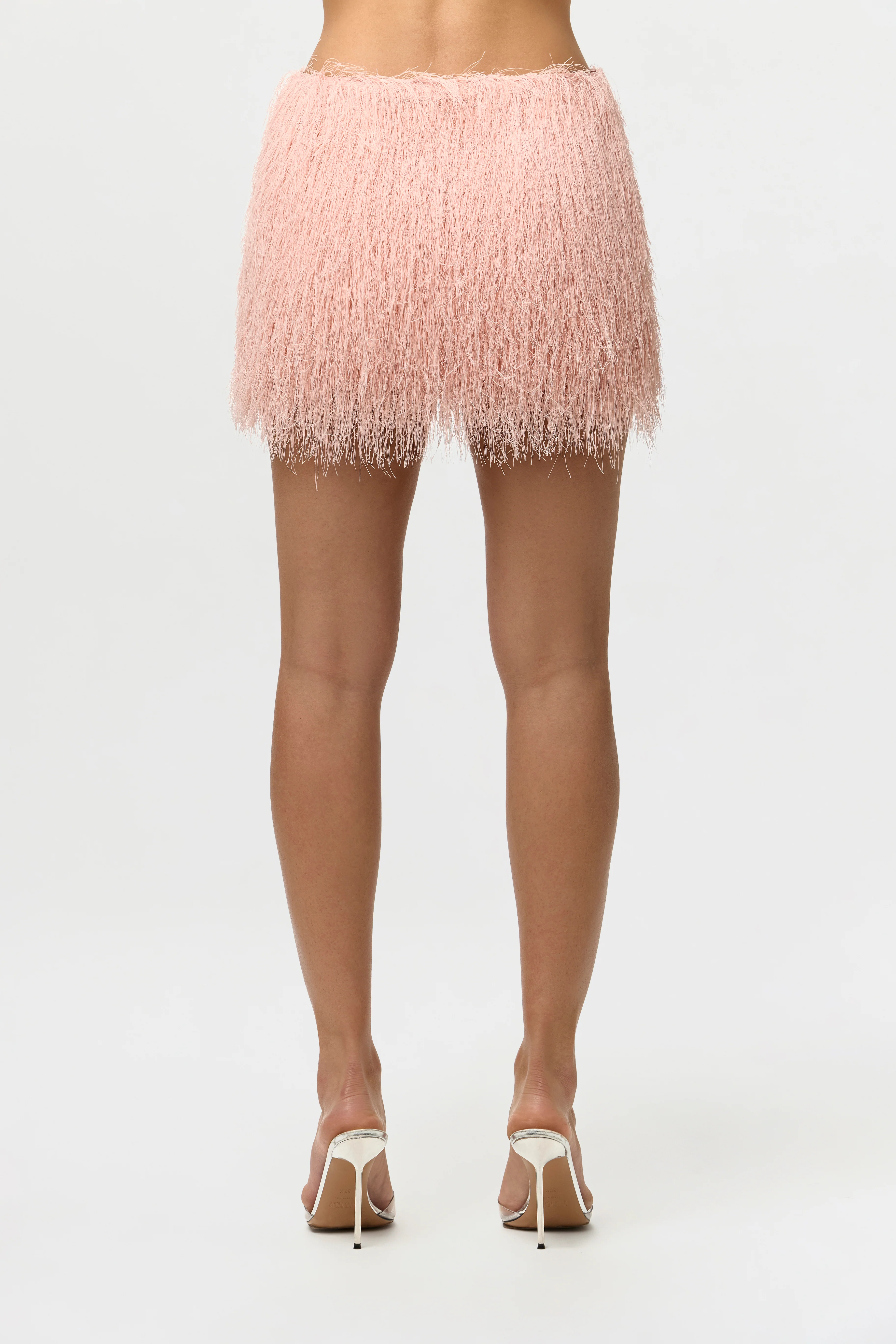 Faux Fringe Mini Skirt - Image 8