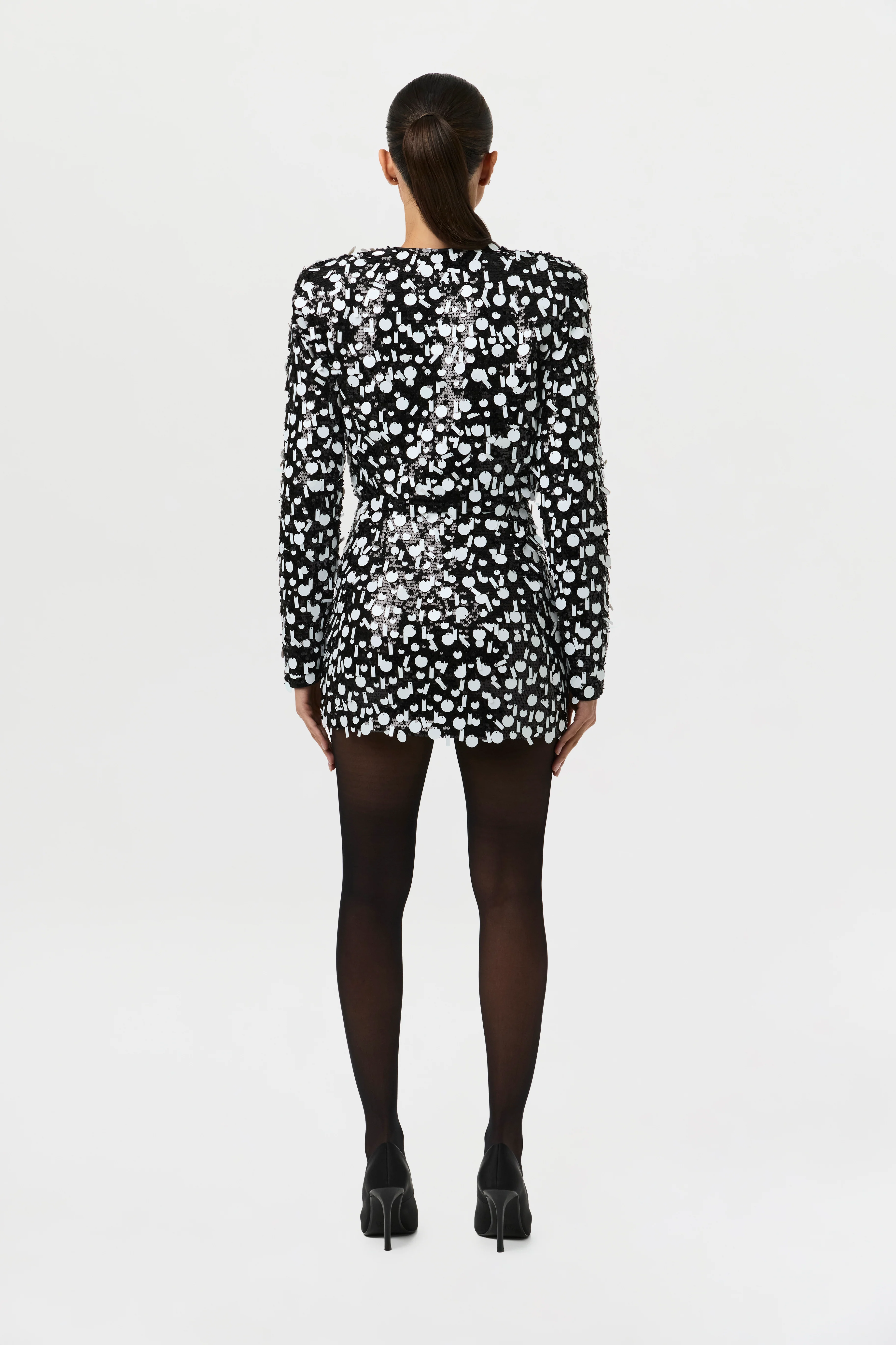 Geometric Sequin Mini Skirt - Image 10