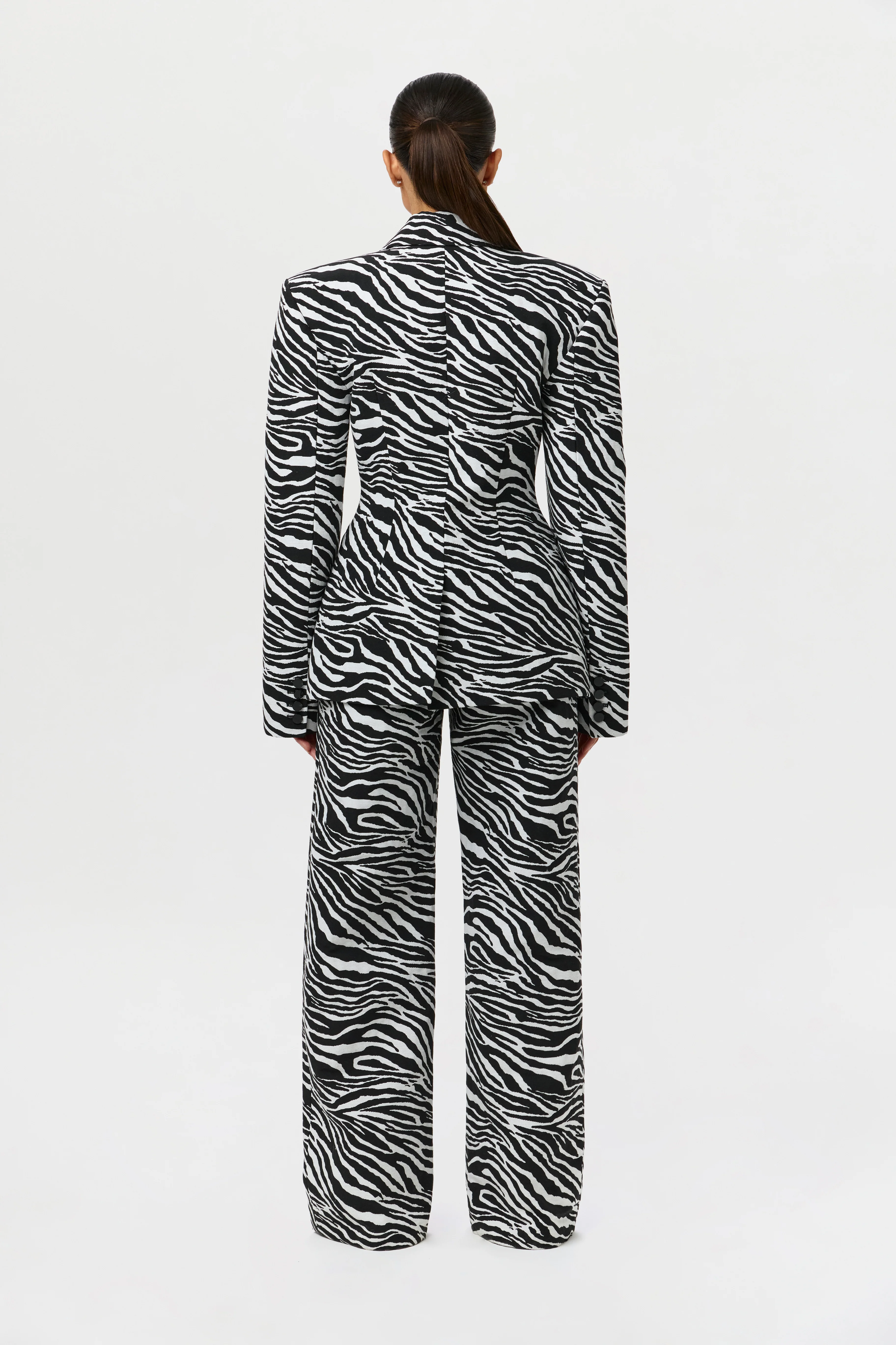 Suiting Zebra Jacquard Blazer - Image 10
