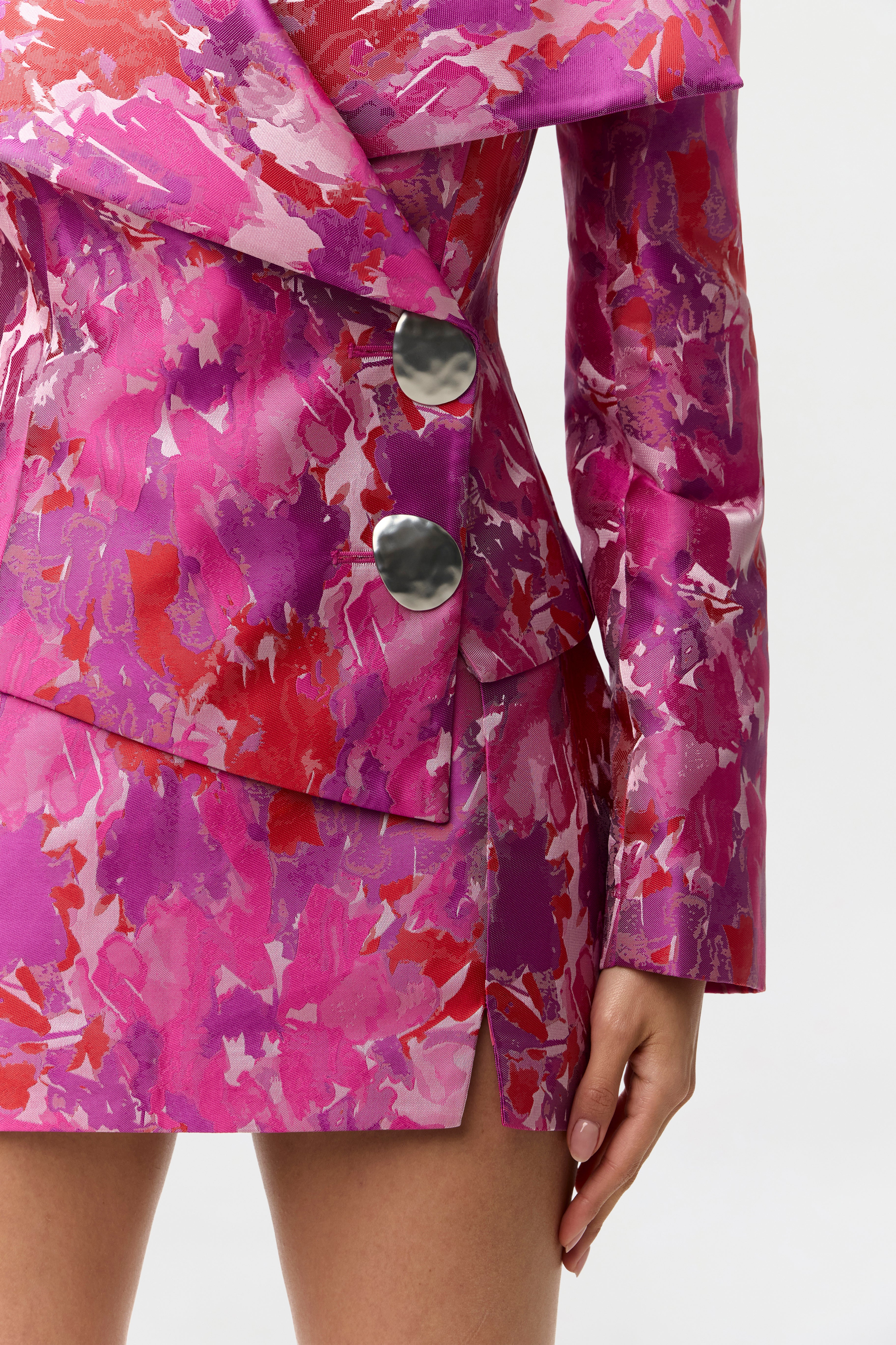 Suiting Jacquard Mini Skirt - Image 5