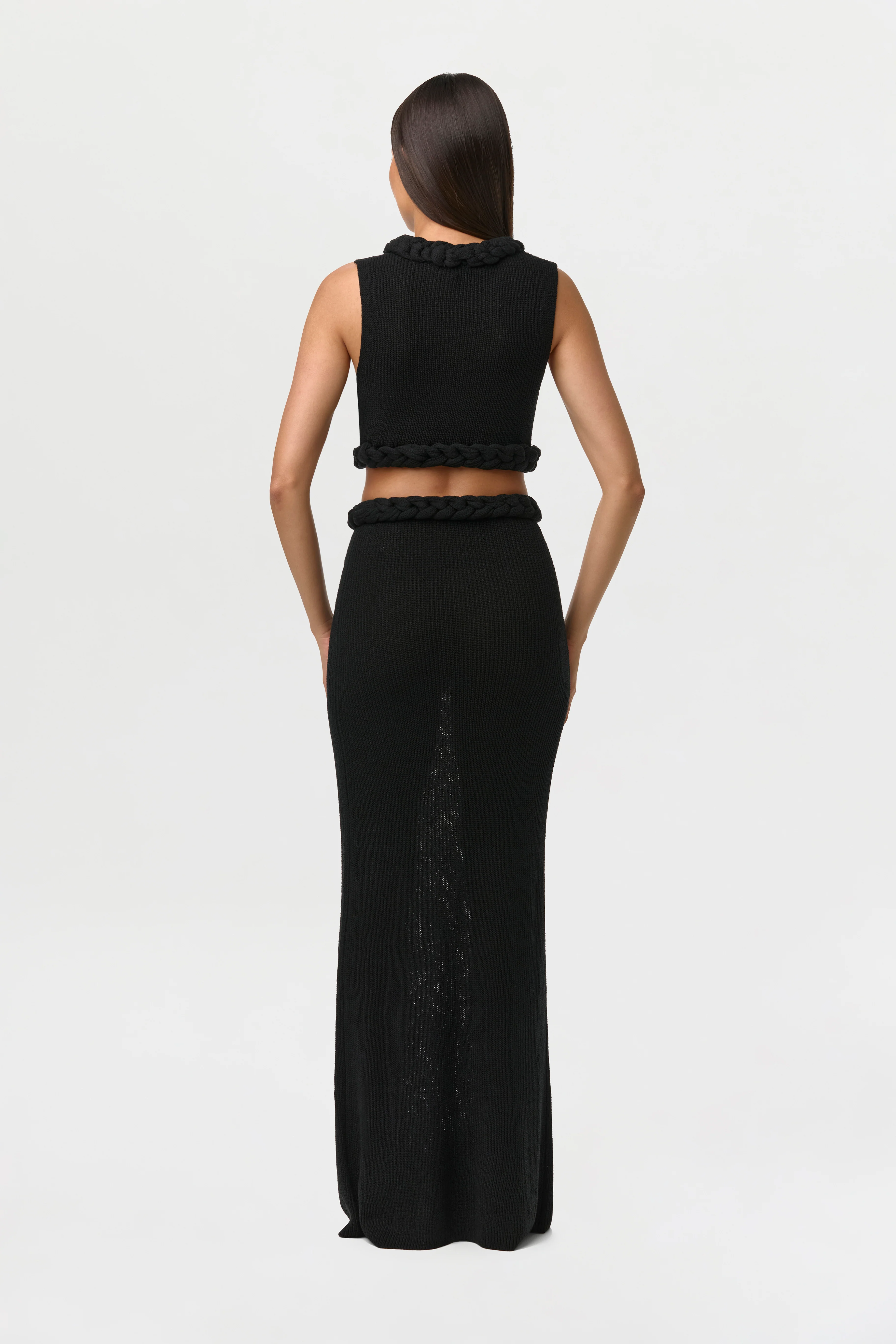 Knit Braid Maxi Skirt - Image 4