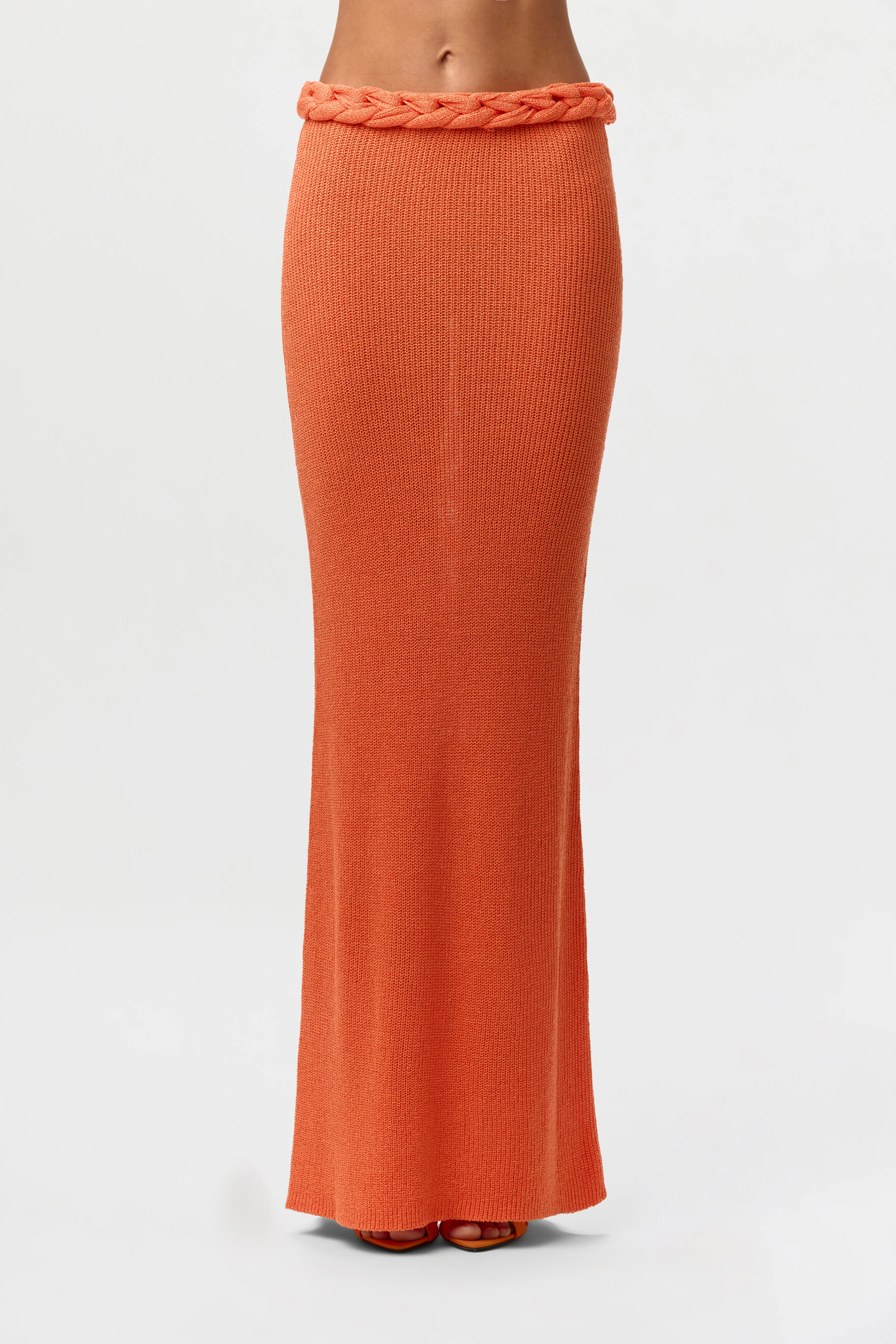 Knit Braid Maxi Skirt - Image 9