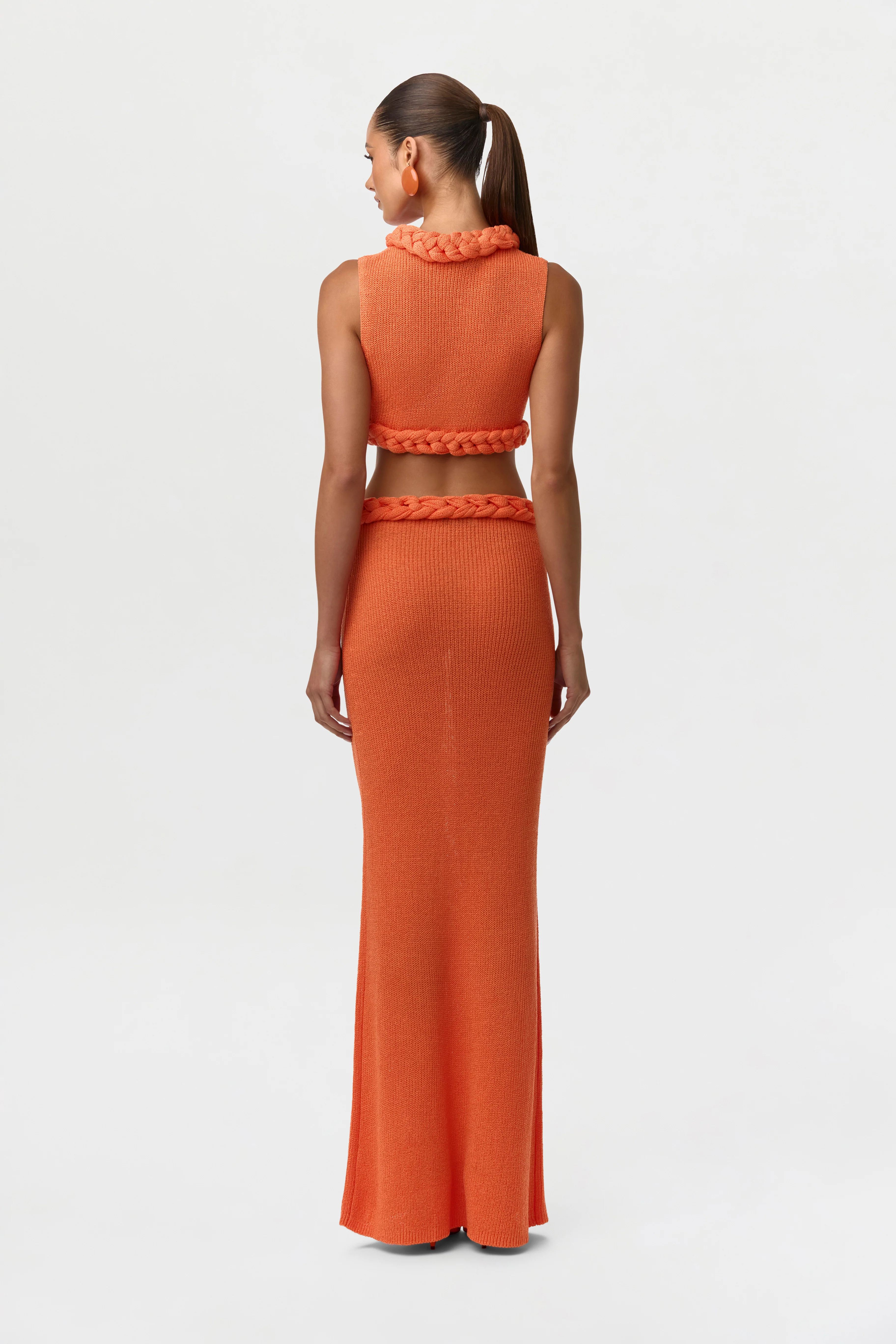 Knit Sleeveless Braid Top - Image 12