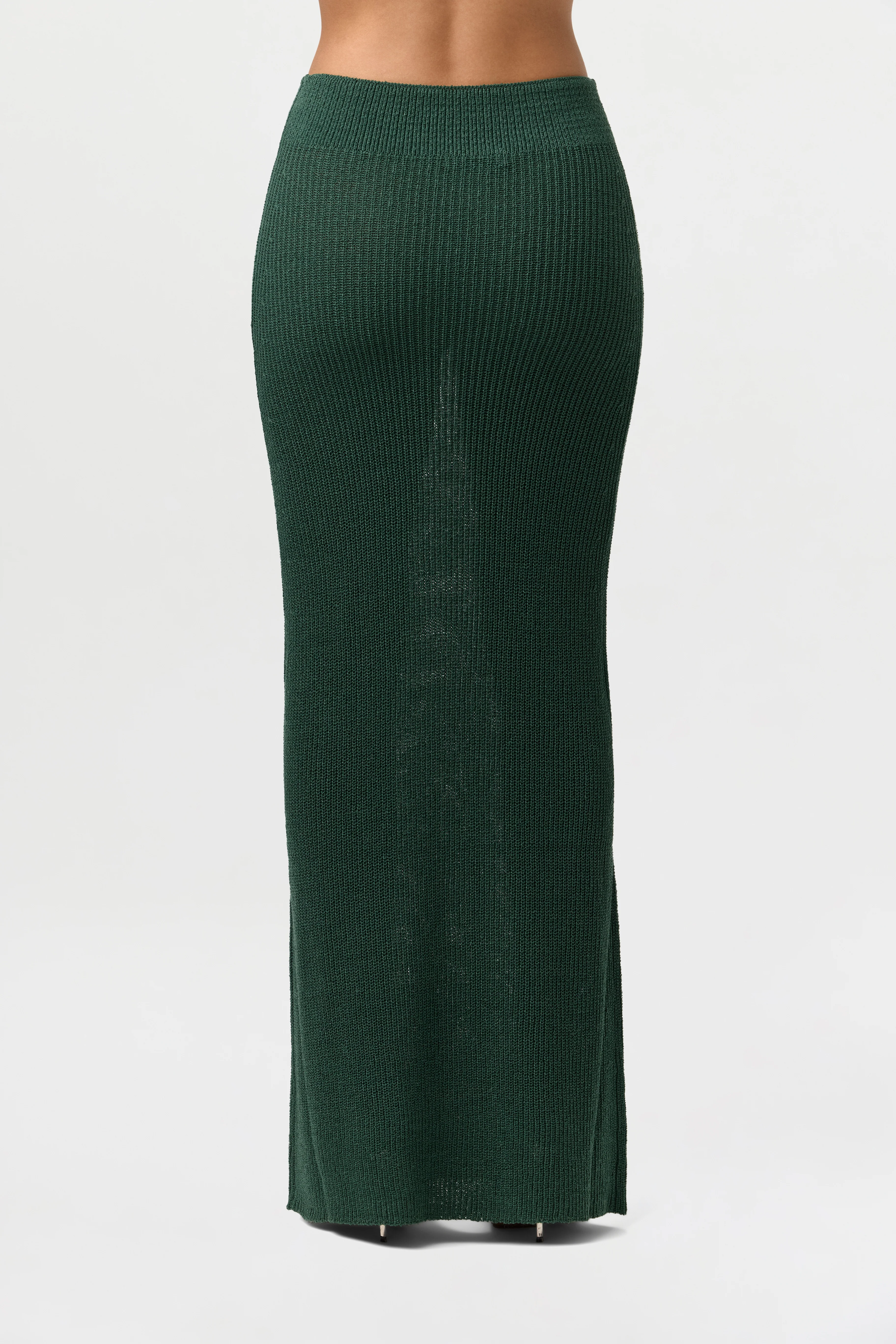 Ribbed Knit Maxi Skirt - Image 5